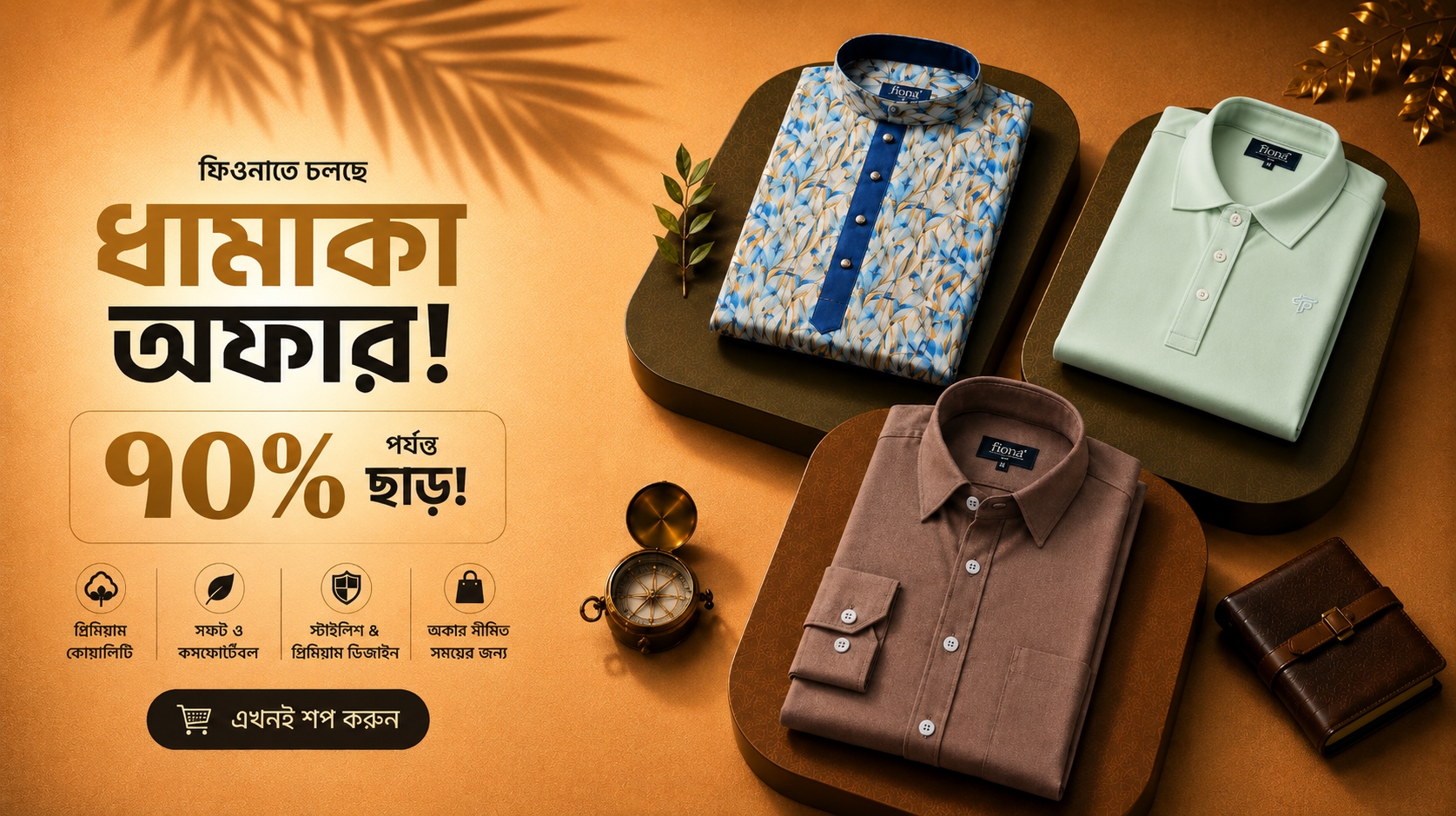 Up to 70% Discount on Selected Panjabi!