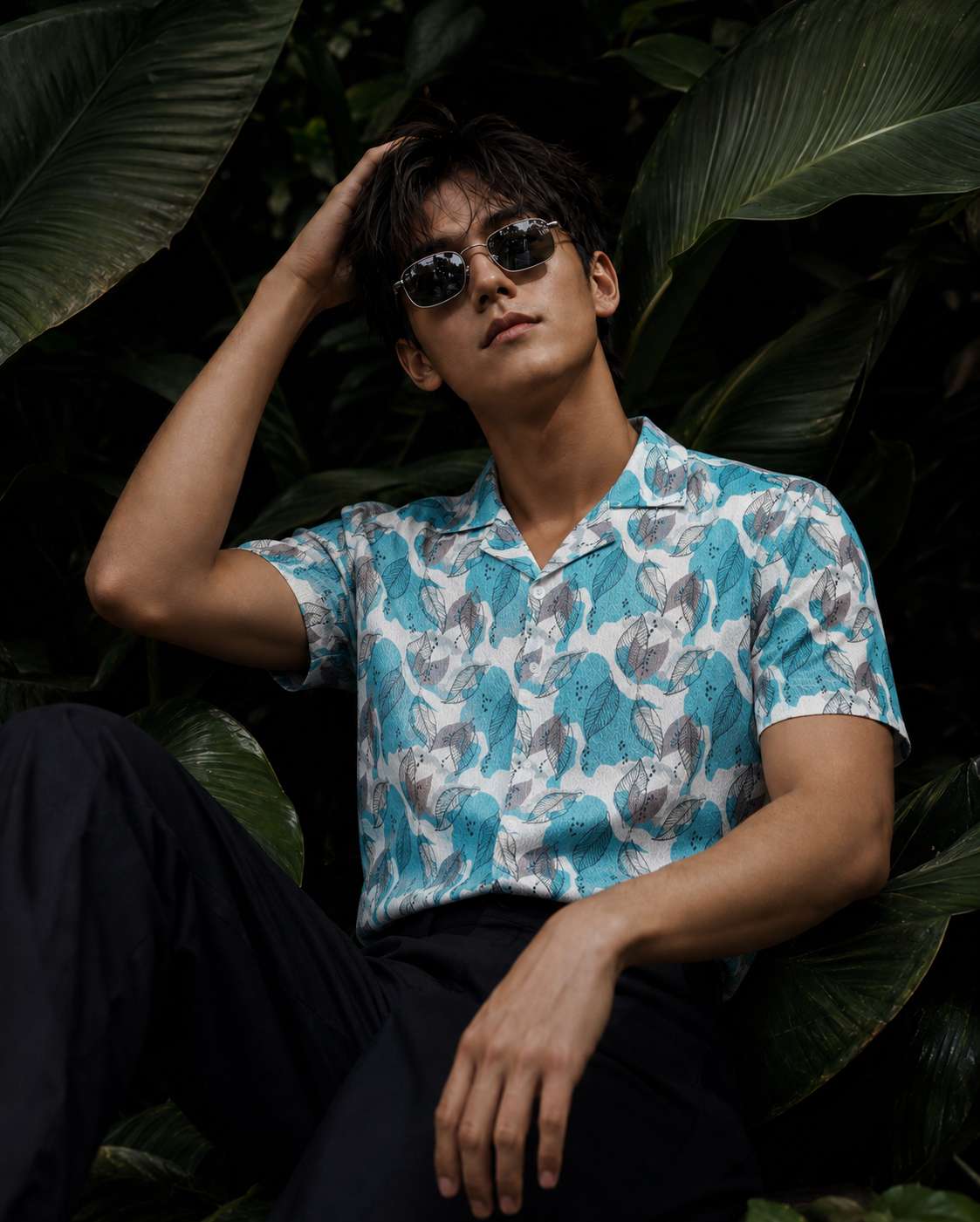 Cuban  Shirt - HW-2528 (Popcorn Fabric)