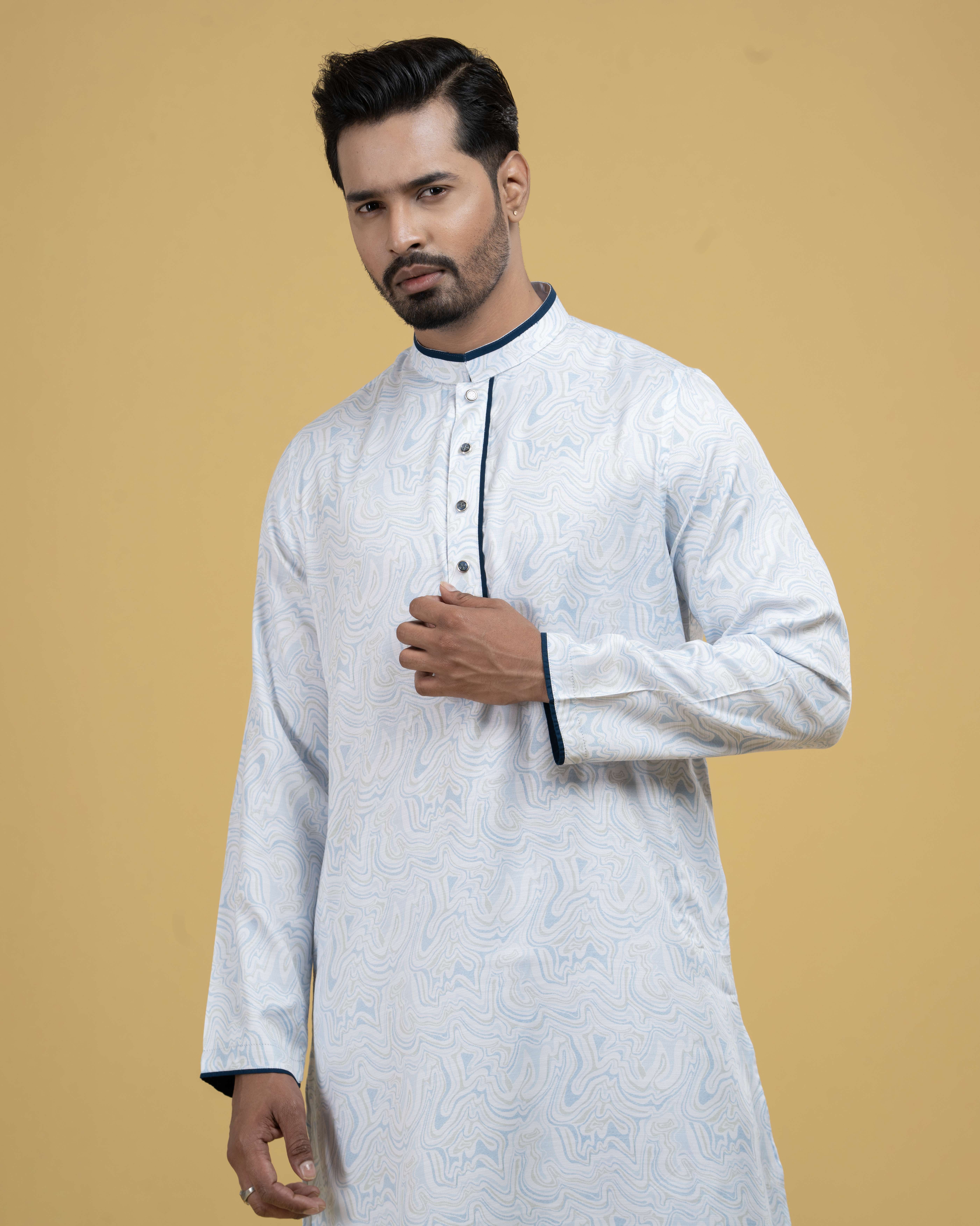 Printed Classic Panjabi (FP-2561 A)