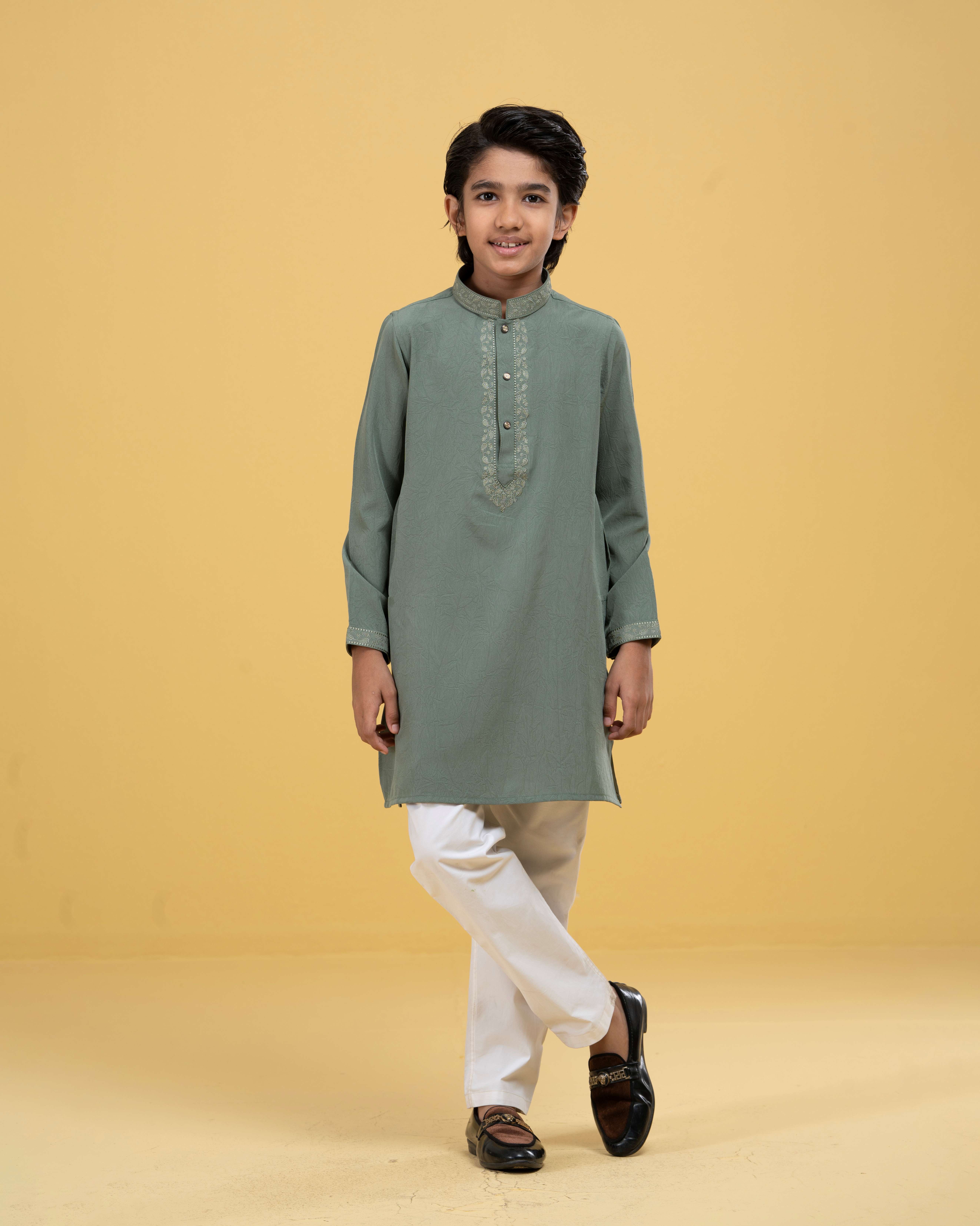 Kids Embroidery Panjabi (FP-2567 K)