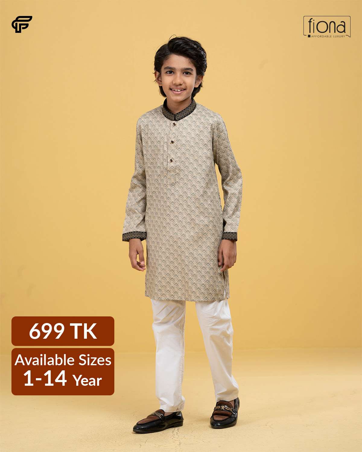 Kids Embroidery Panjabi (FP-2515 K)