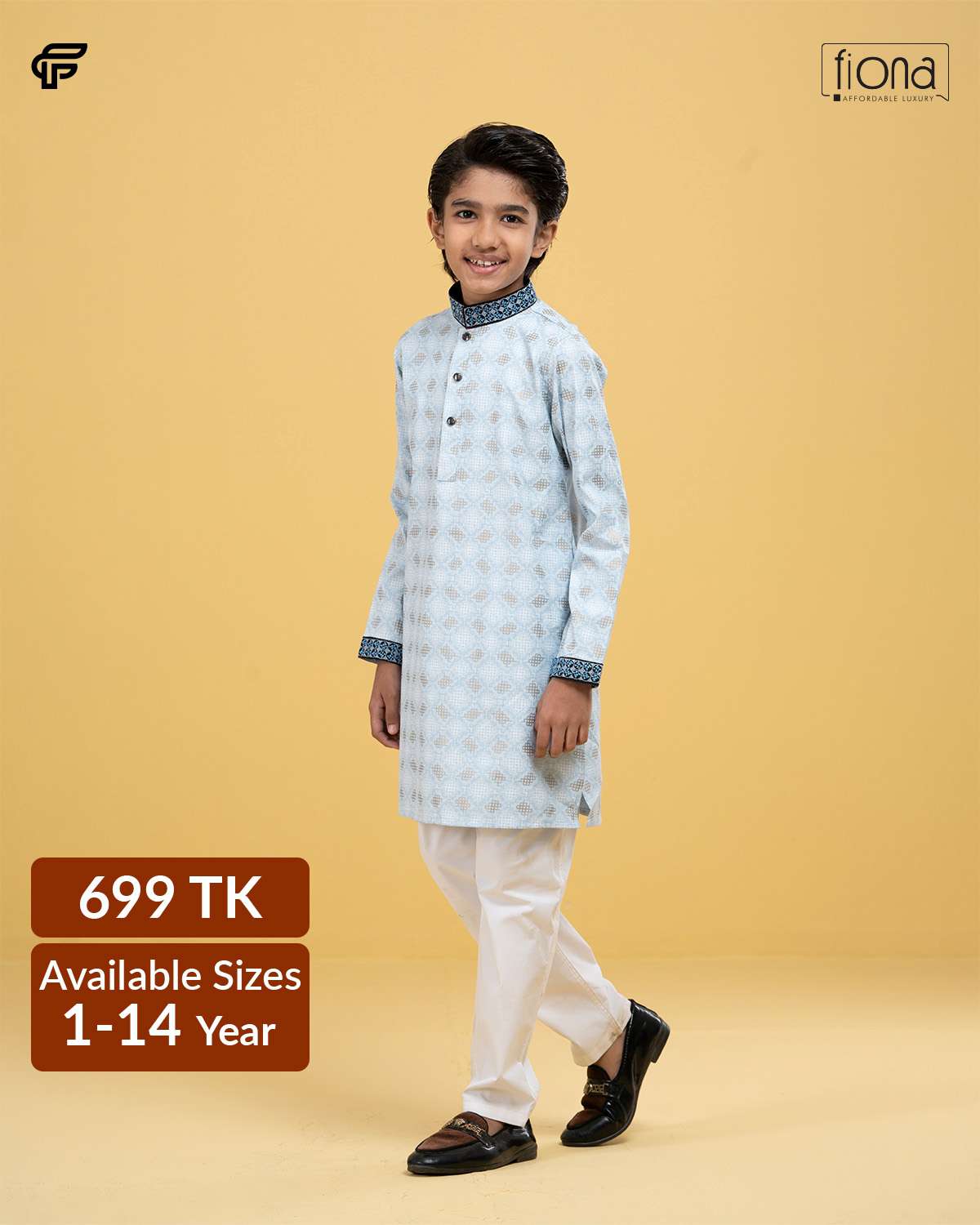 Kids Embroidery Panjabi (FP-2516 K)