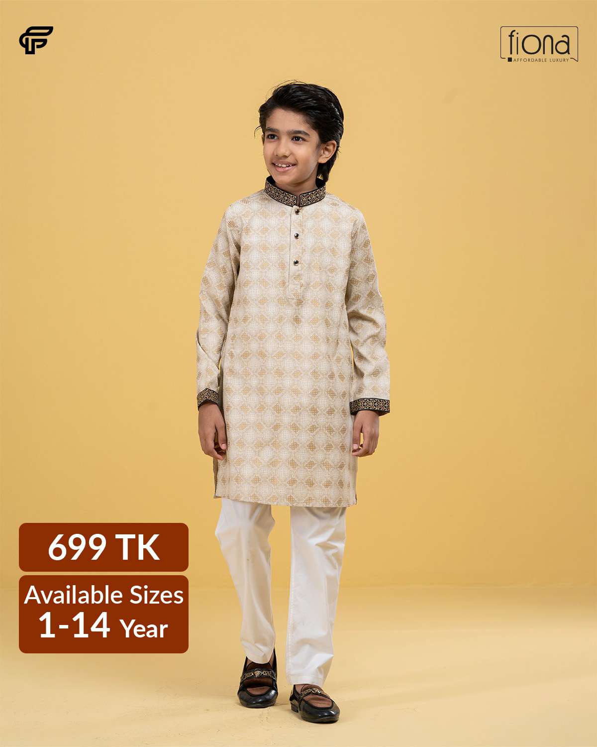 Kids Embroidery Panjabi (FP-2517 K)