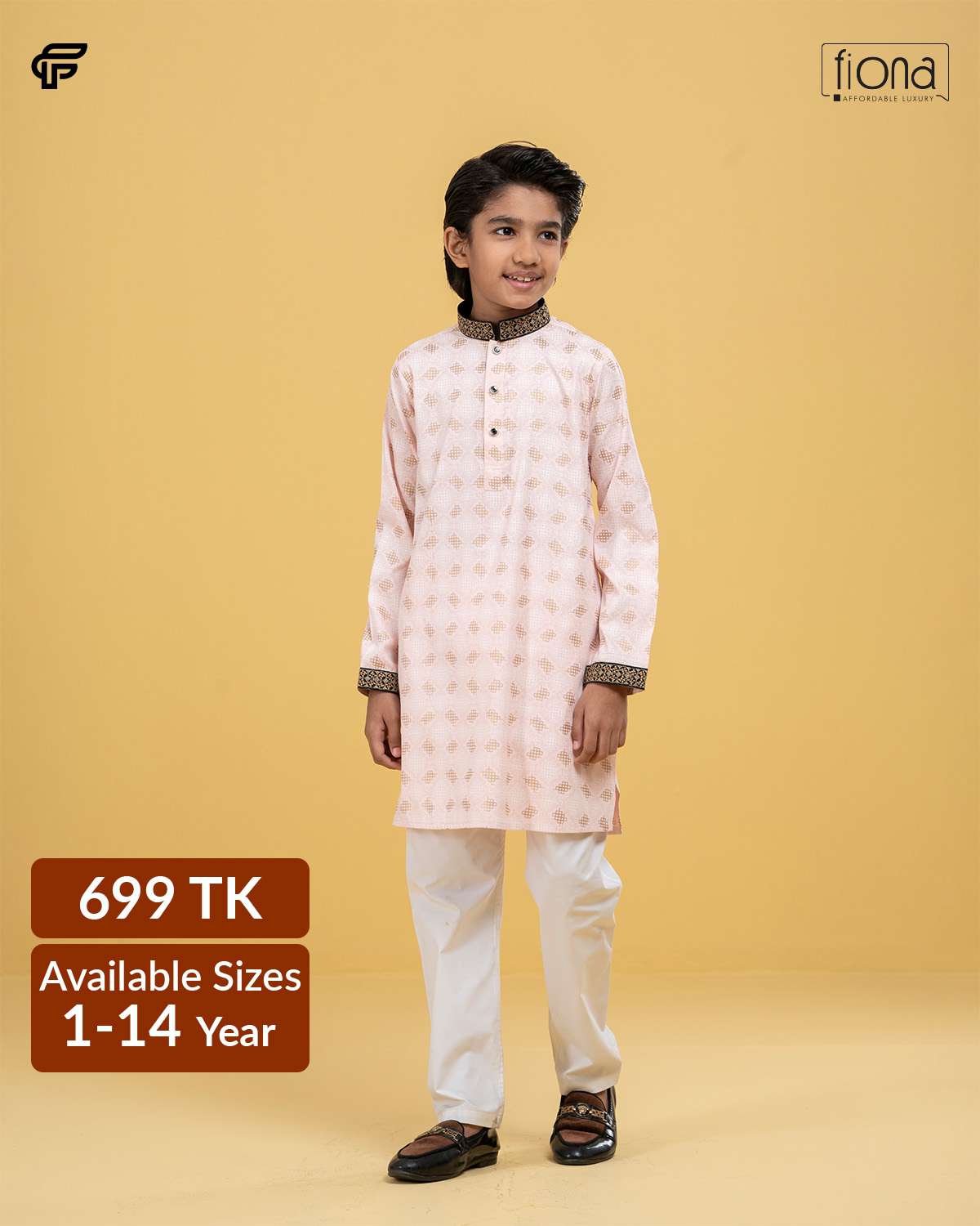 Kids Embroidery Panjabi (FP-2518 K)