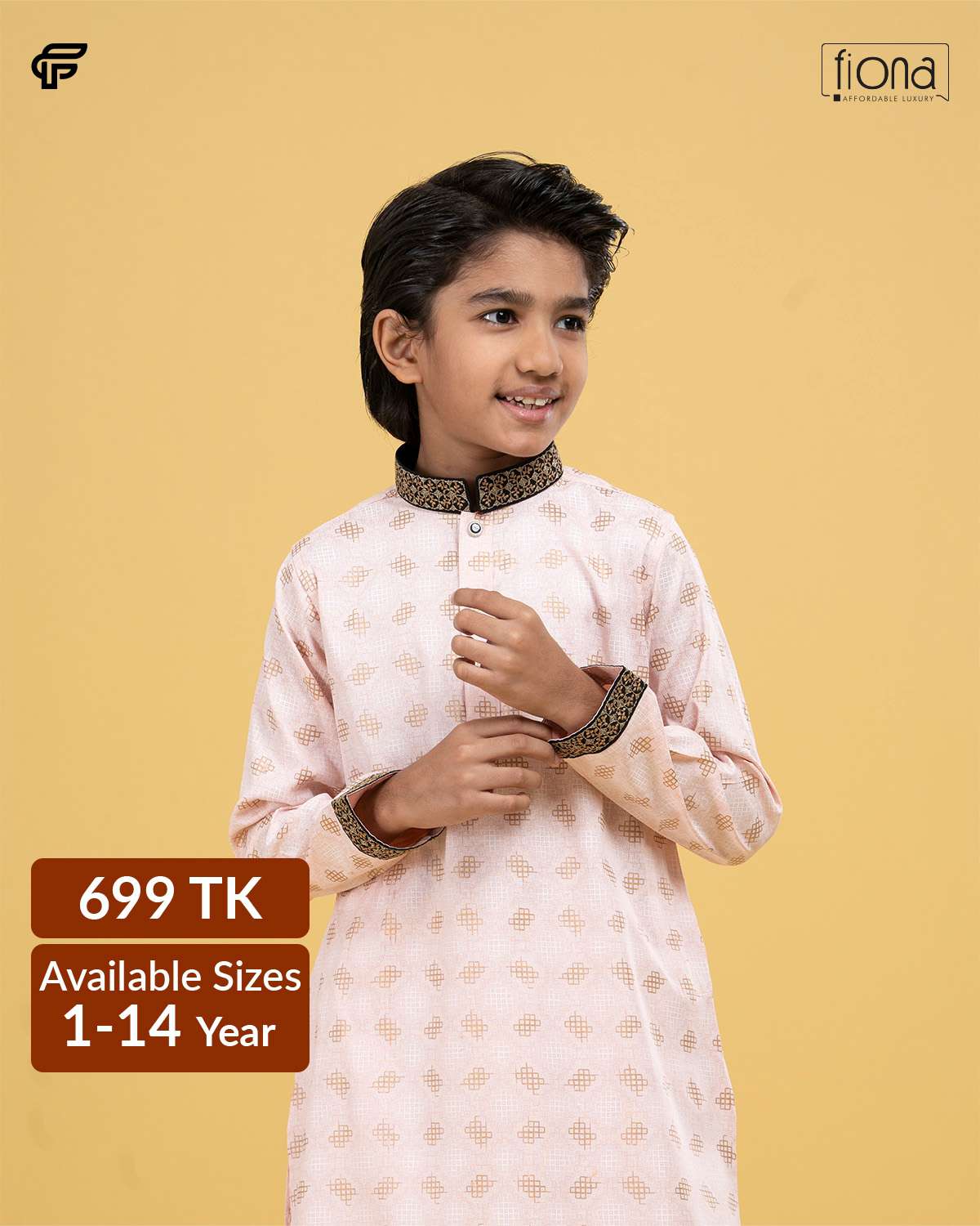 Kids Embroidery Panjabi (FP-2518 K)