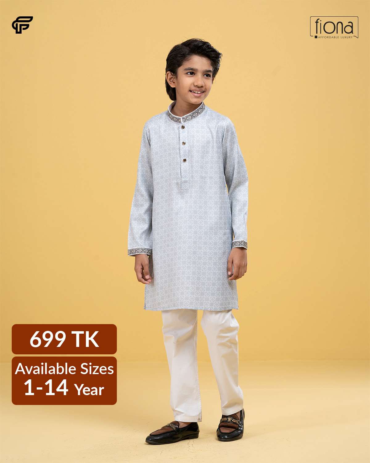 Kids Embroidery Panjabi (FP-2541 K)