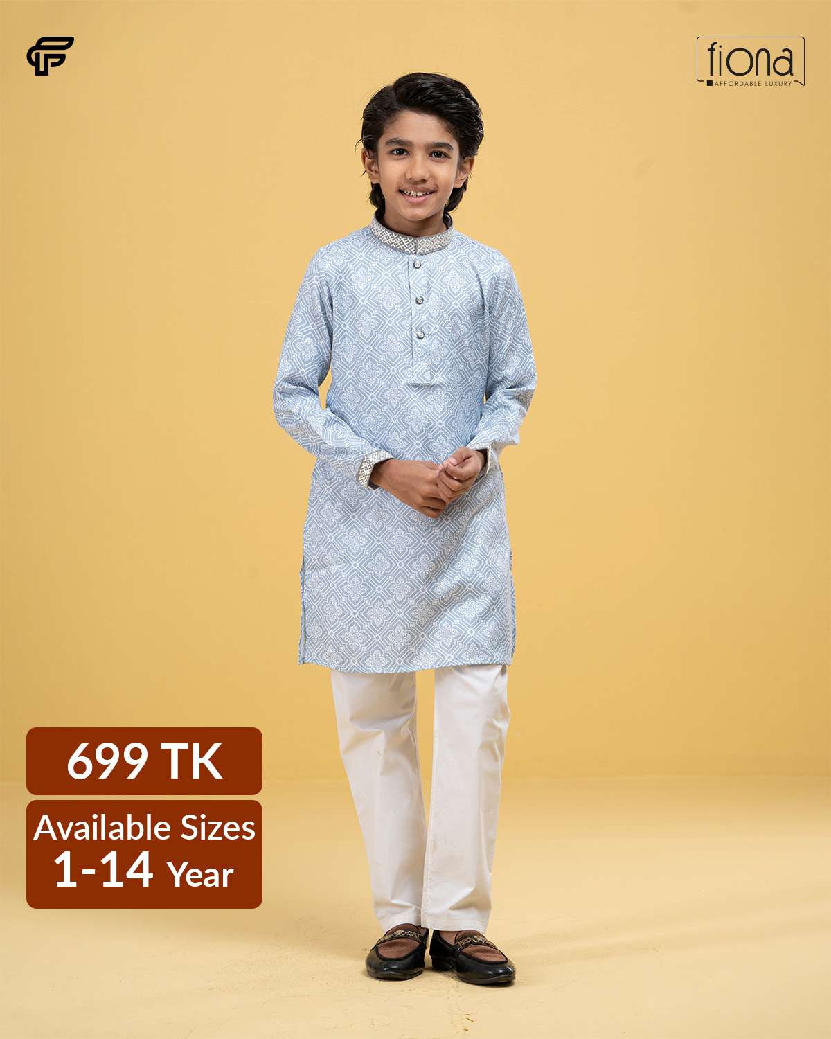 Kids Embroidery Panjabi (FP-2544 K)