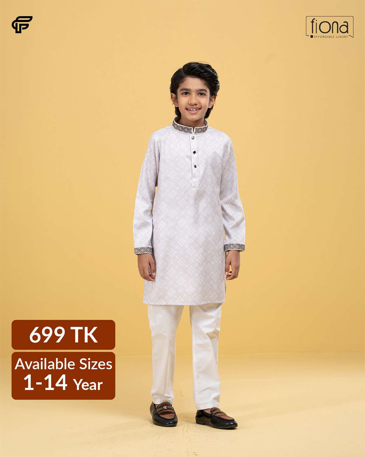 Kids Embroidery Panjabi (FP-2547 K)