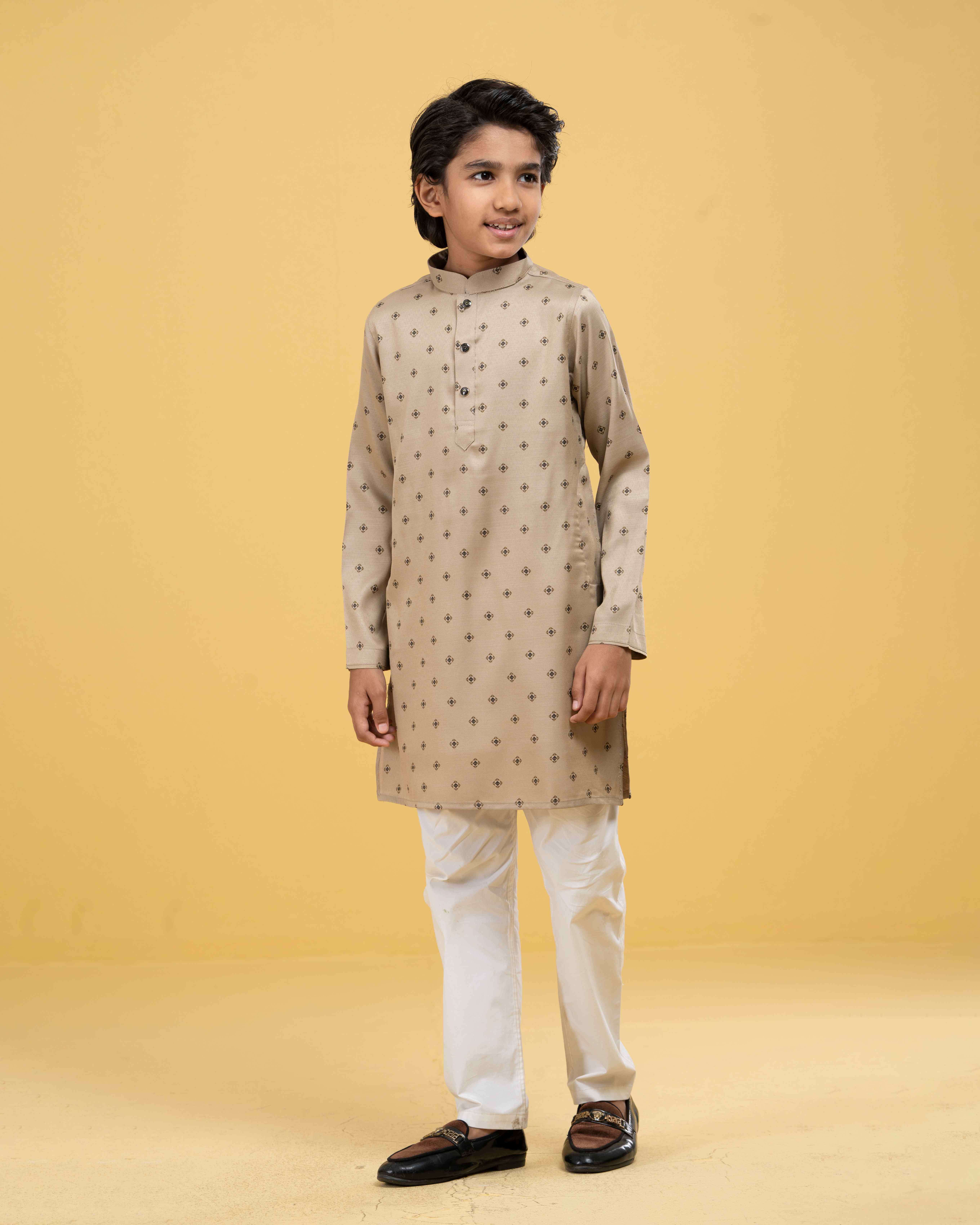 Kids Printed Classic Panjabi (FP-2558 K)