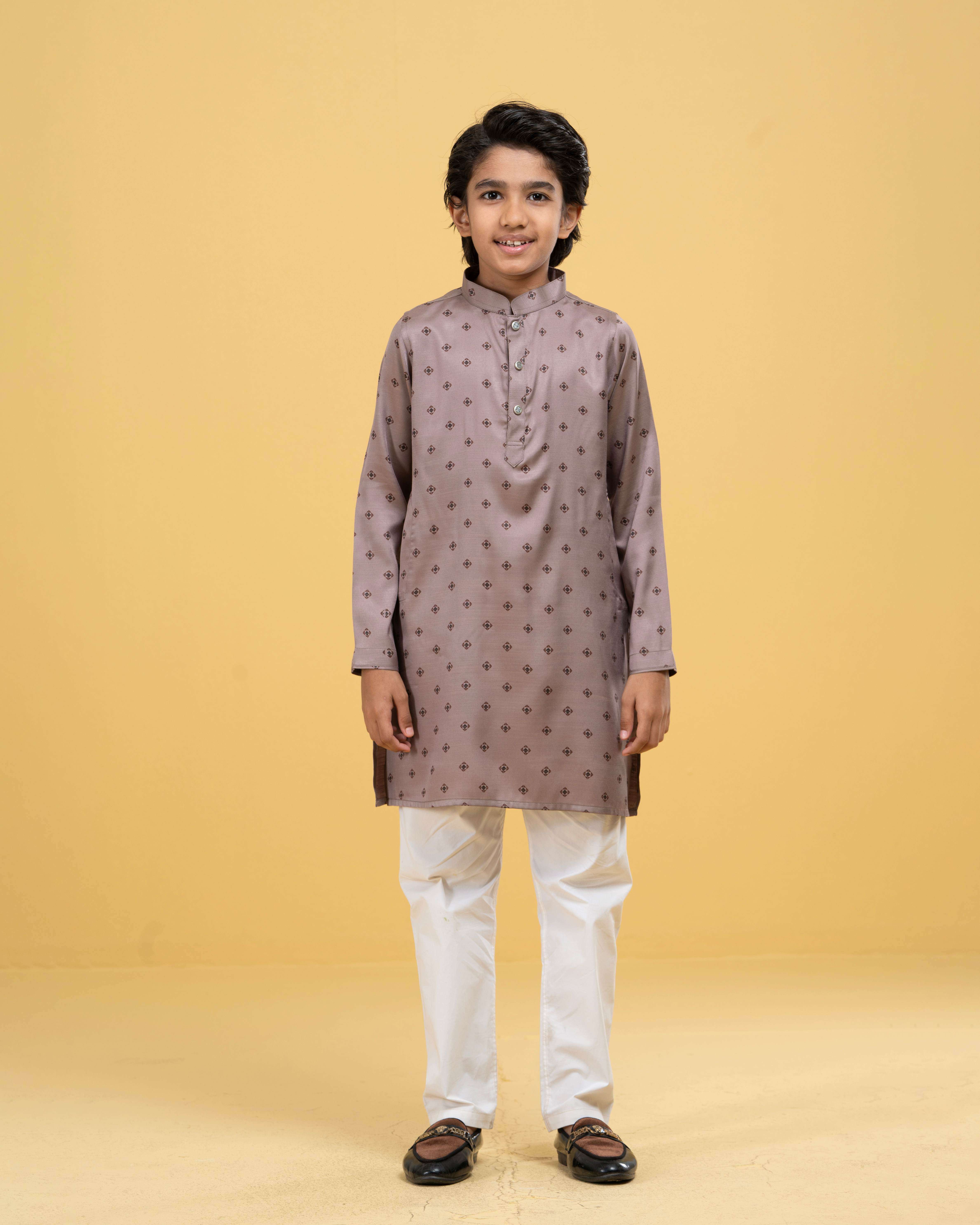 Kids Printed Classic Panjabi (FP-2559 K)