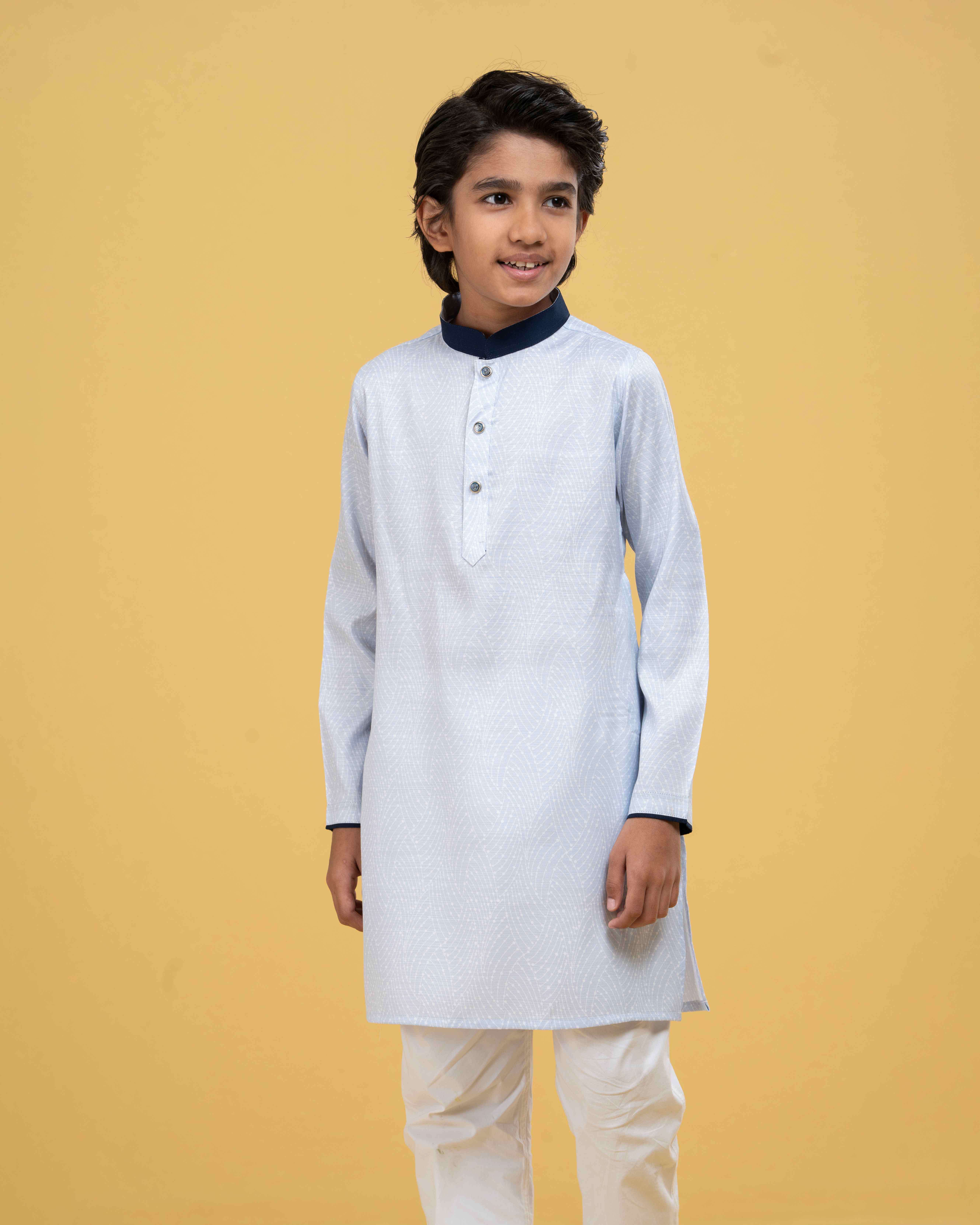 Kids Printed Classic Panjabi (FP-2563 K)