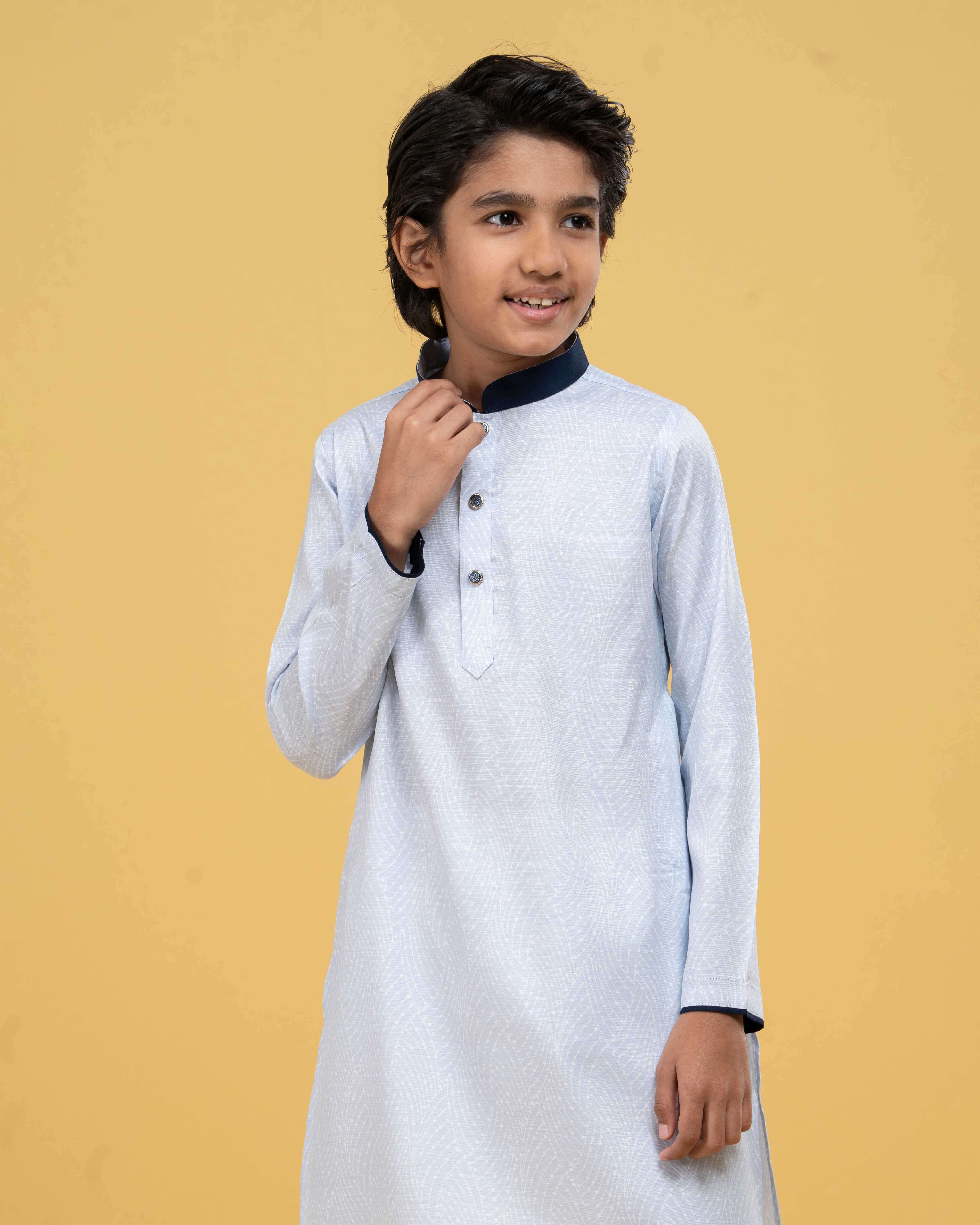 Kids Printed Classic Panjabi (FP-2563 K)