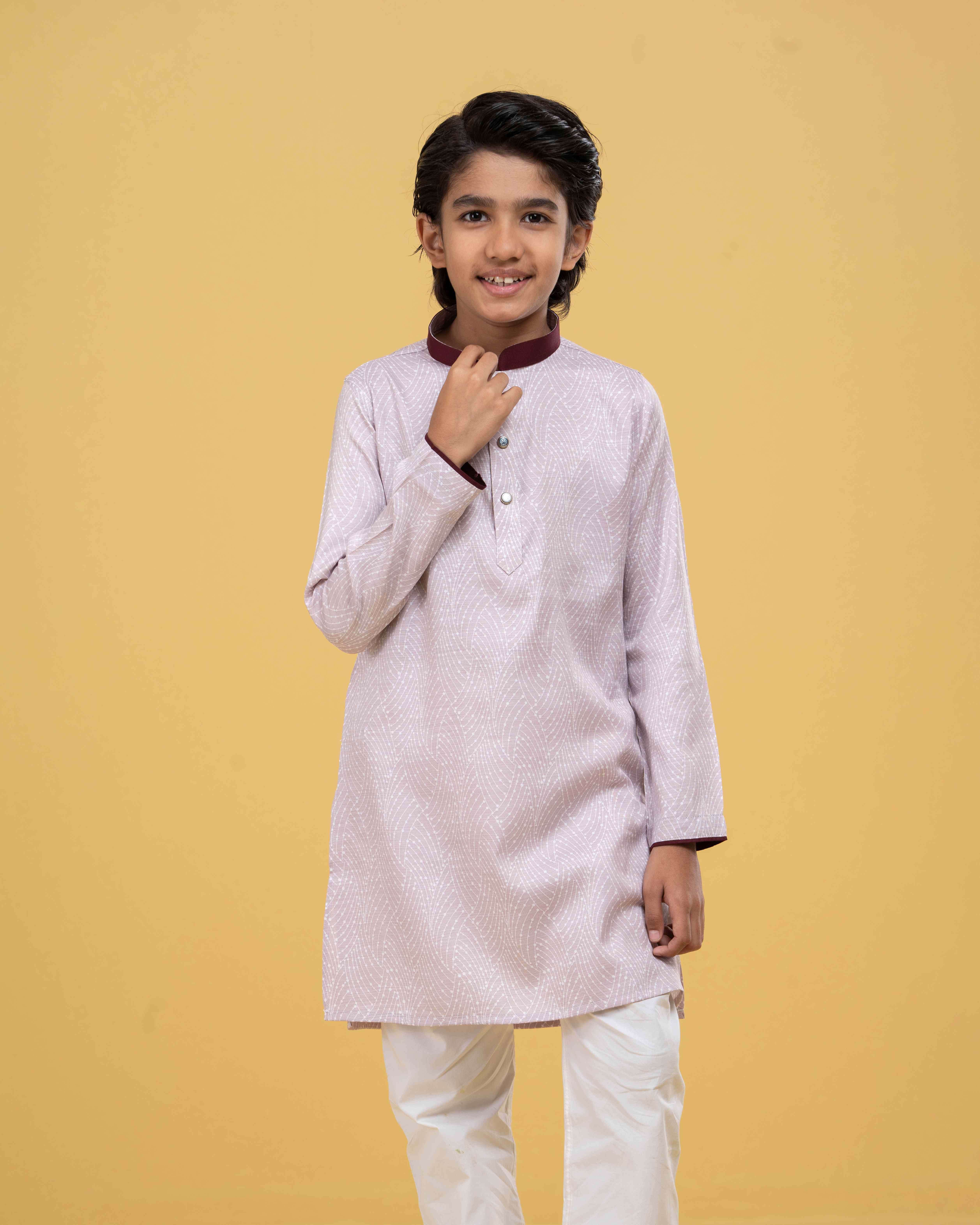 Kids Printed Classic Panjabi (FP-2565 K)