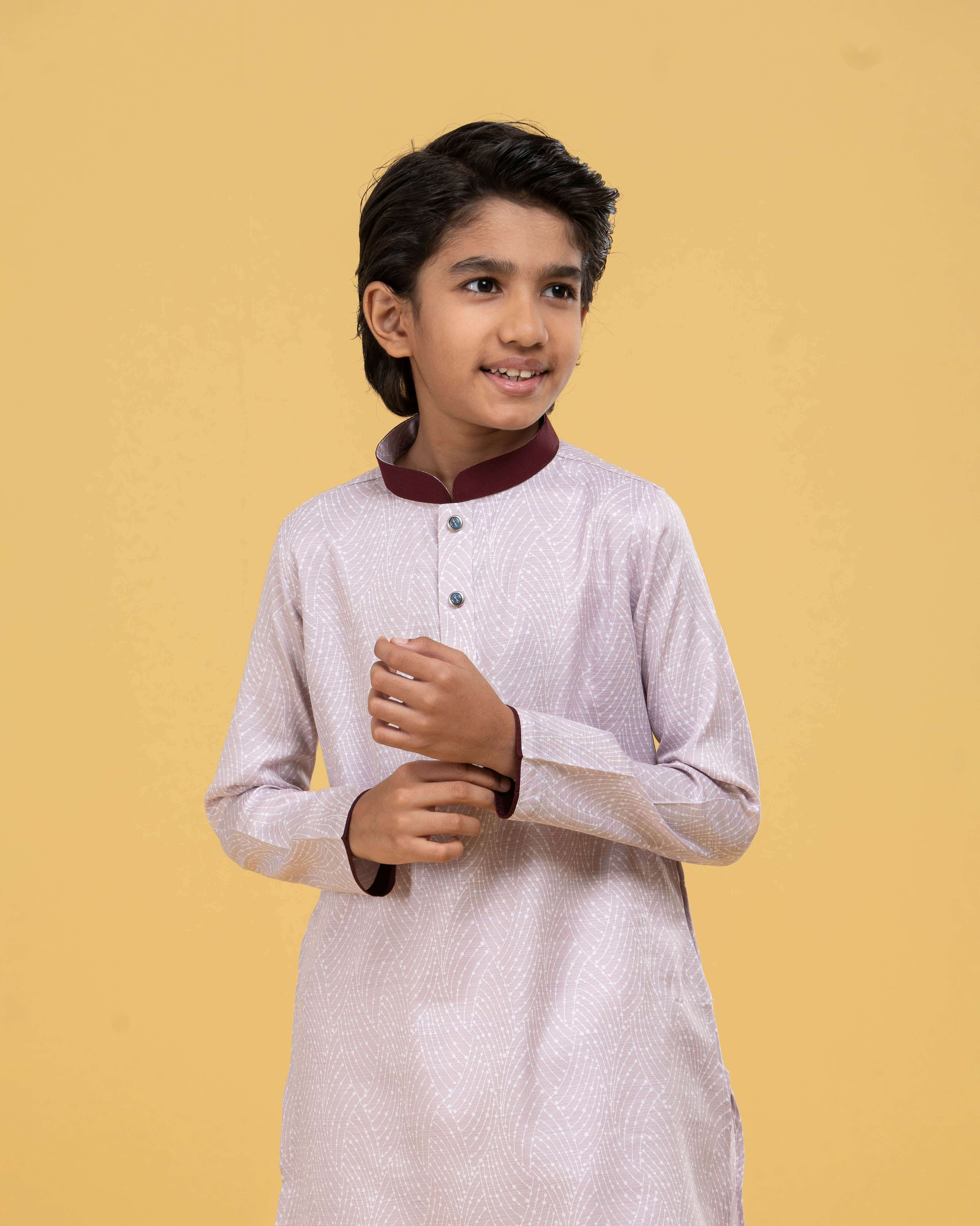 Kids Printed Classic Panjabi (FP-2565 K)