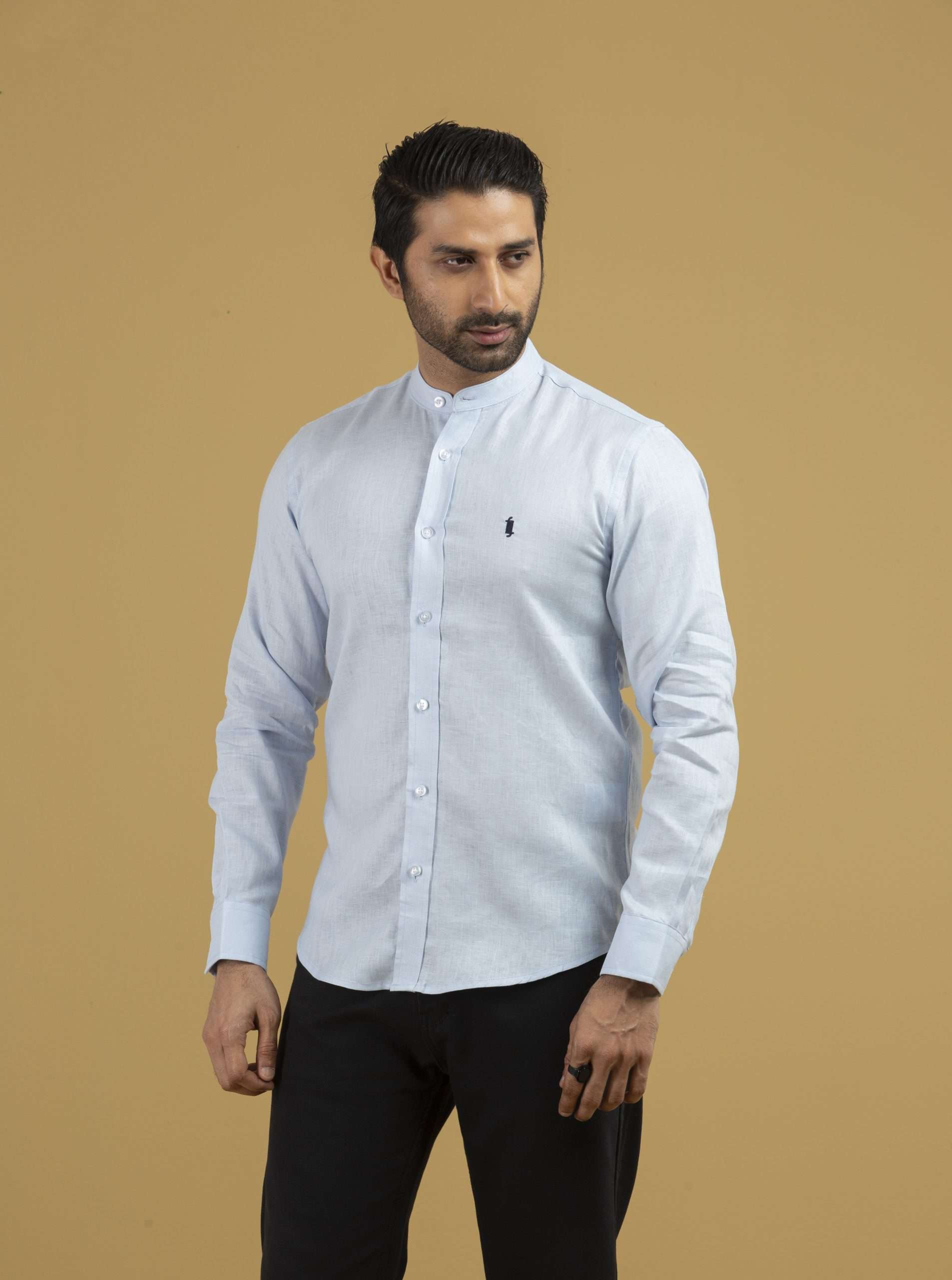 Men’s Band Collar Shirt (BS-09)