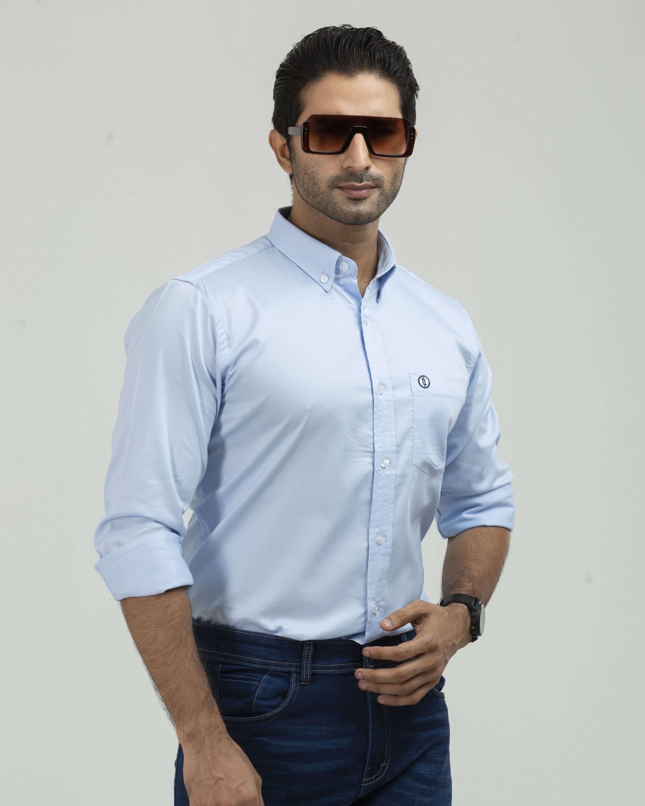 Shirt (NS-032)- Sky Blue