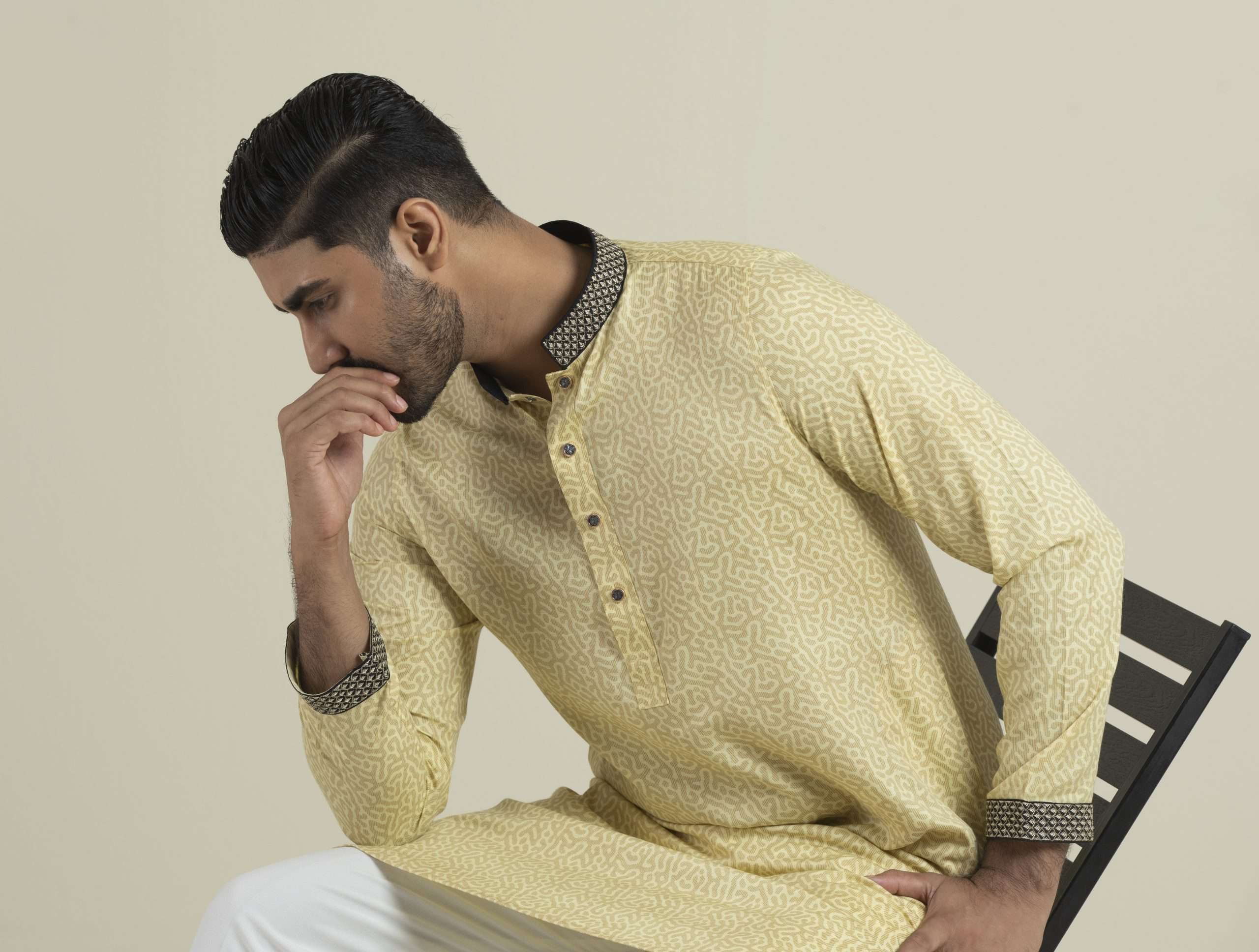 Printed Classic Panjabi (FP-2507)
