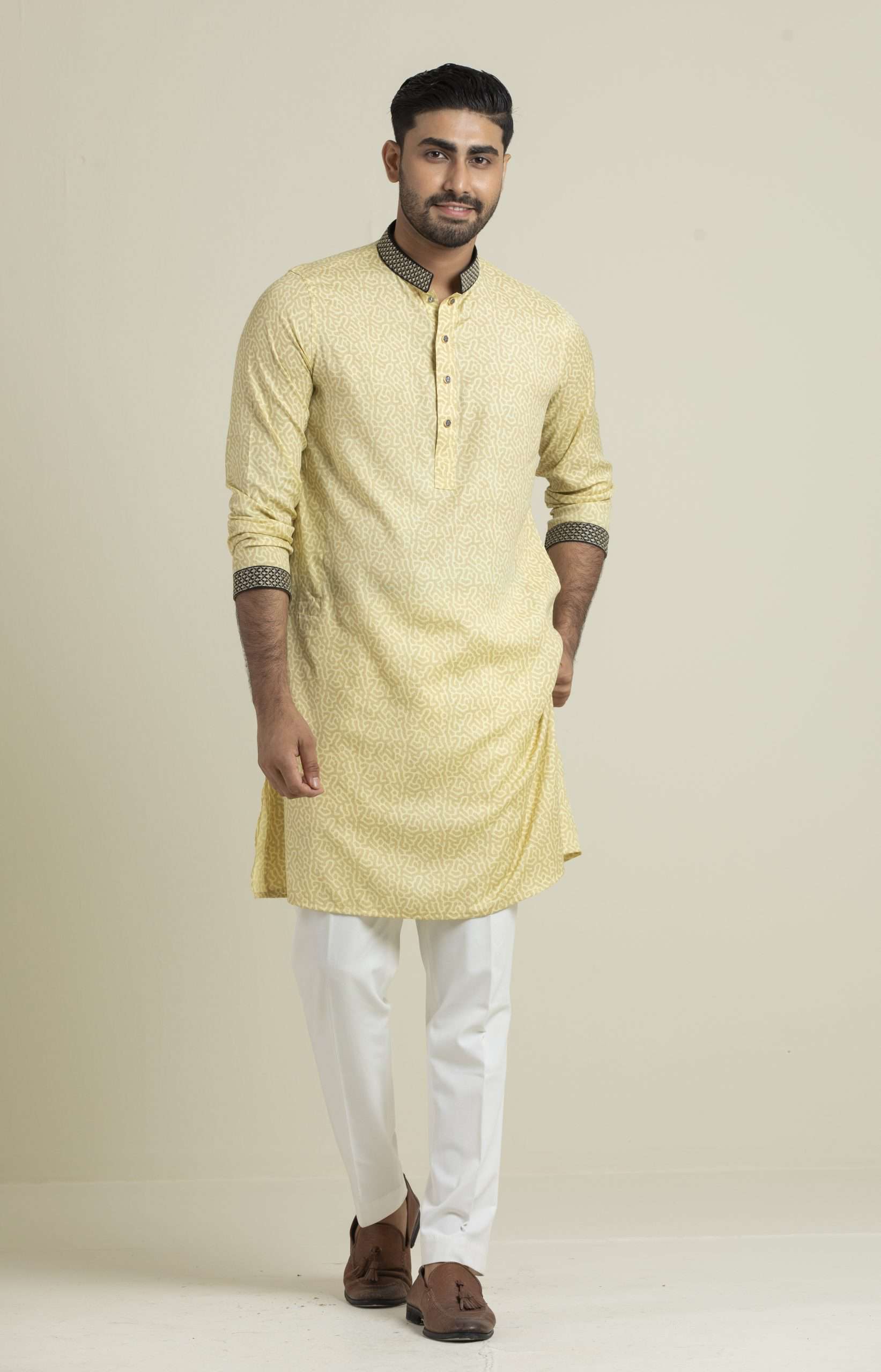 Printed Classic Panjabi (FP-2507)