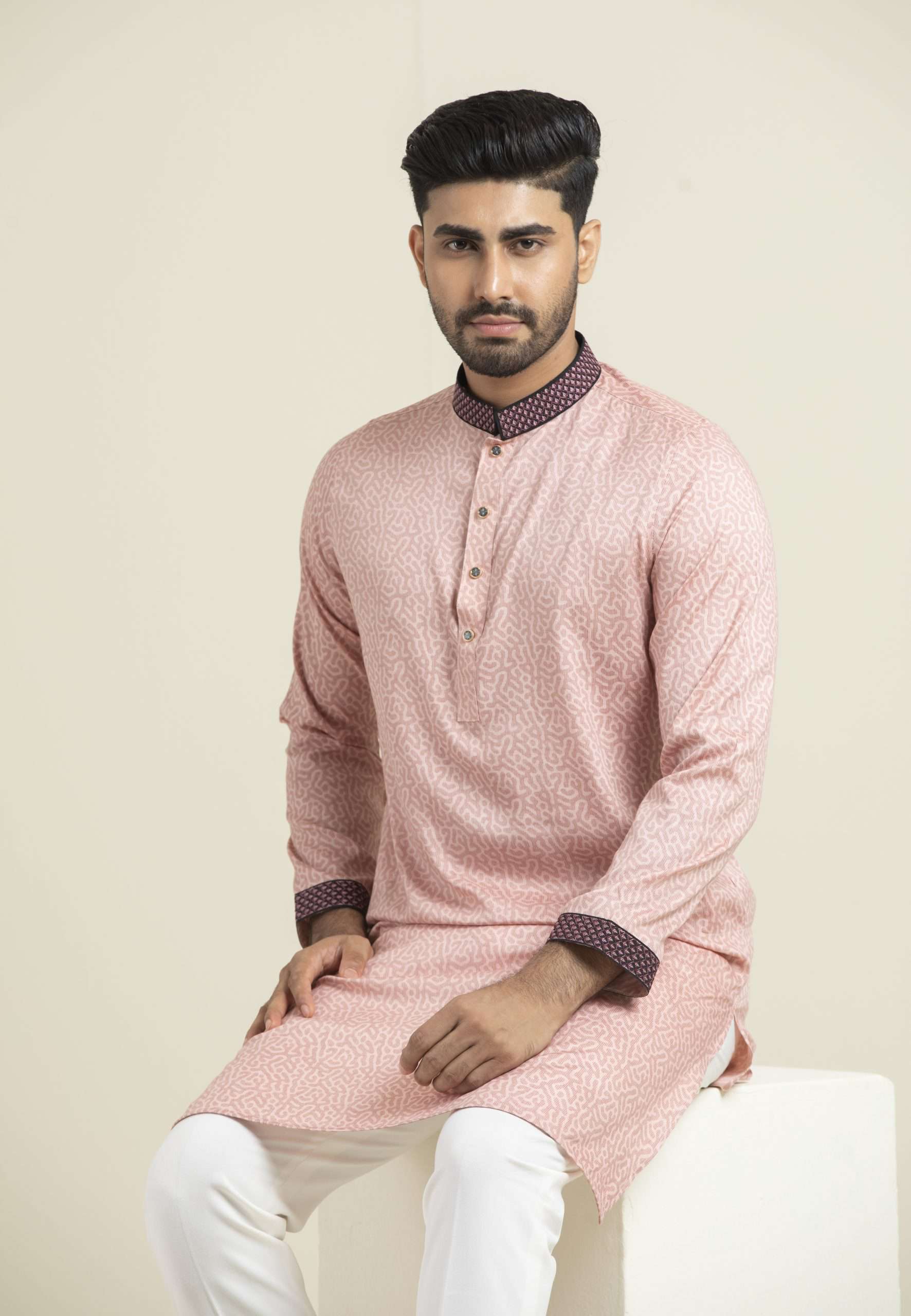 Printed Classic Panjabi (FP-2508)