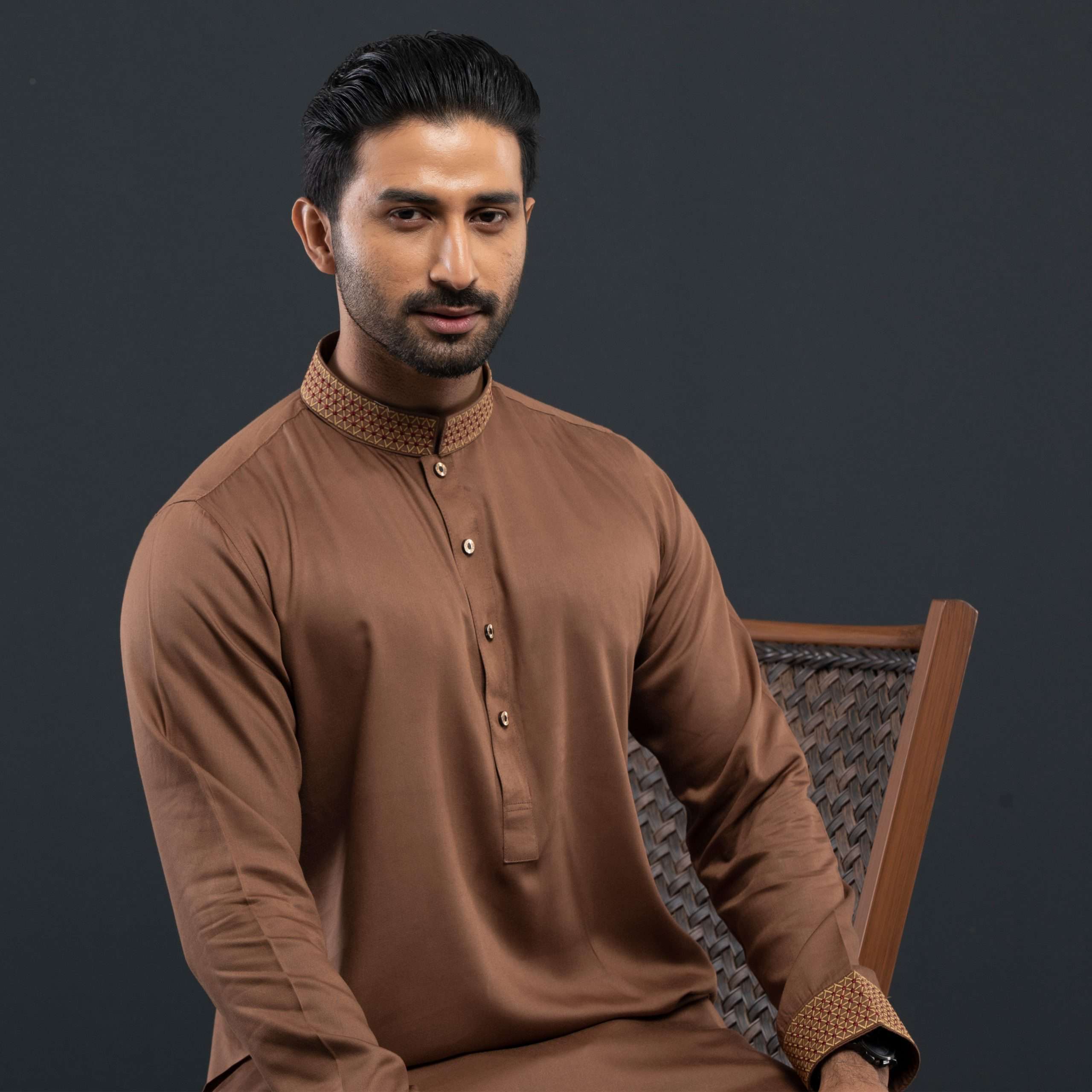 Autograph-Embroidery Luxury Panjabi (PN-095)