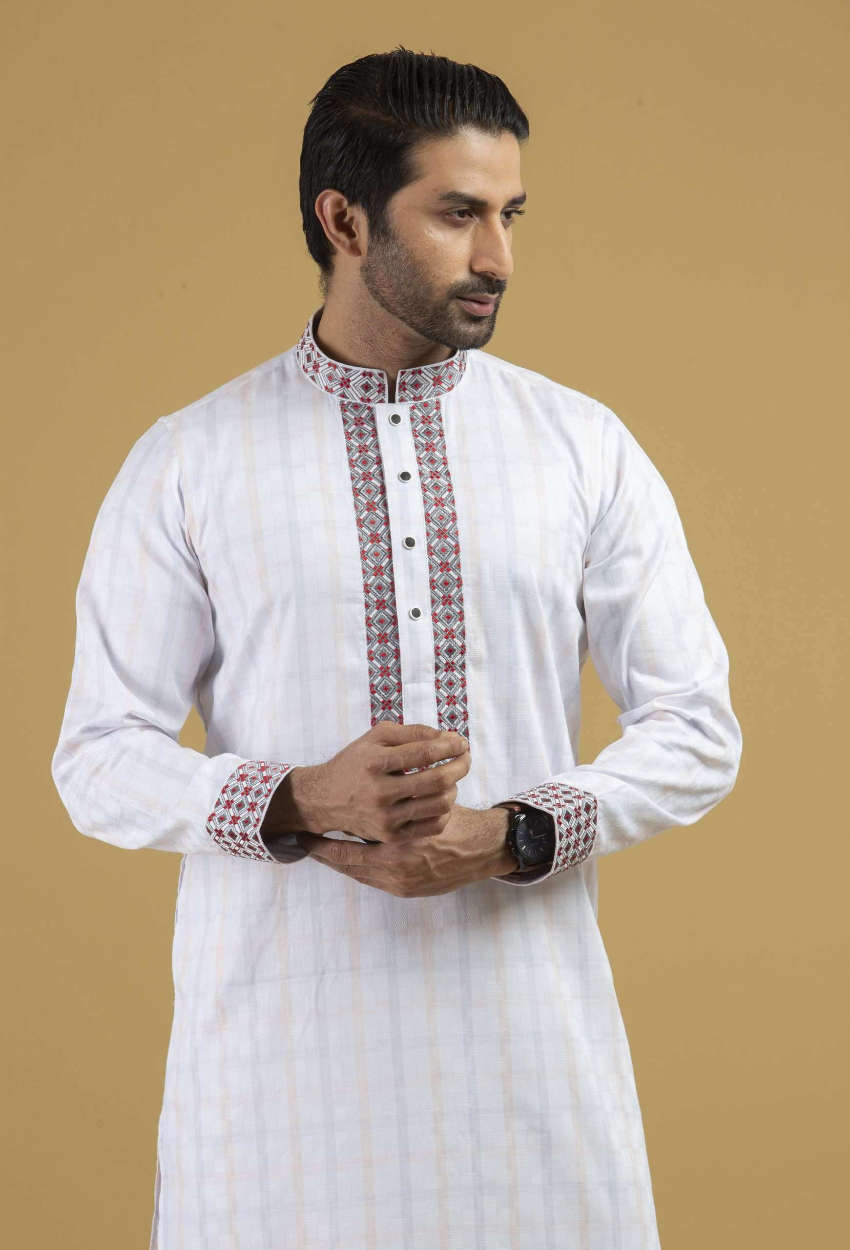 Autograph-Embroidery Luxury Panjabi (SG-133)