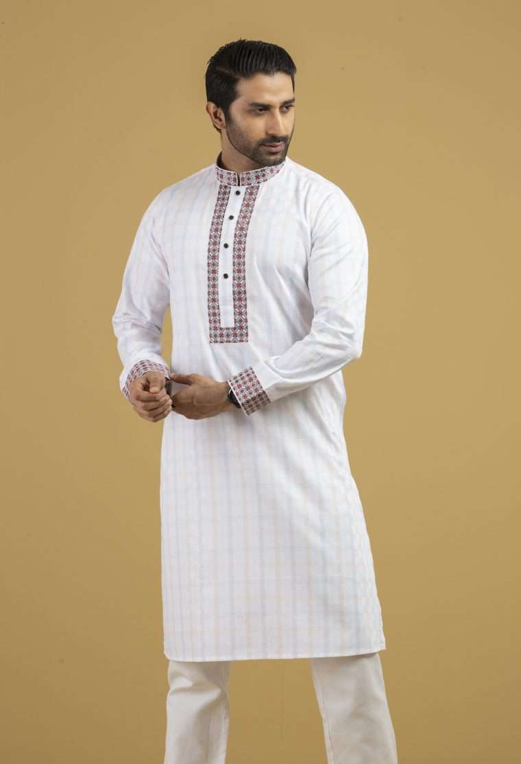 Autograph-Embroidery Luxury Panjabi (SG-133)