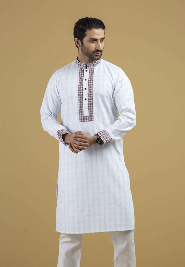 Autograph-Embroidery Luxury Panjabi (SG-134 A)