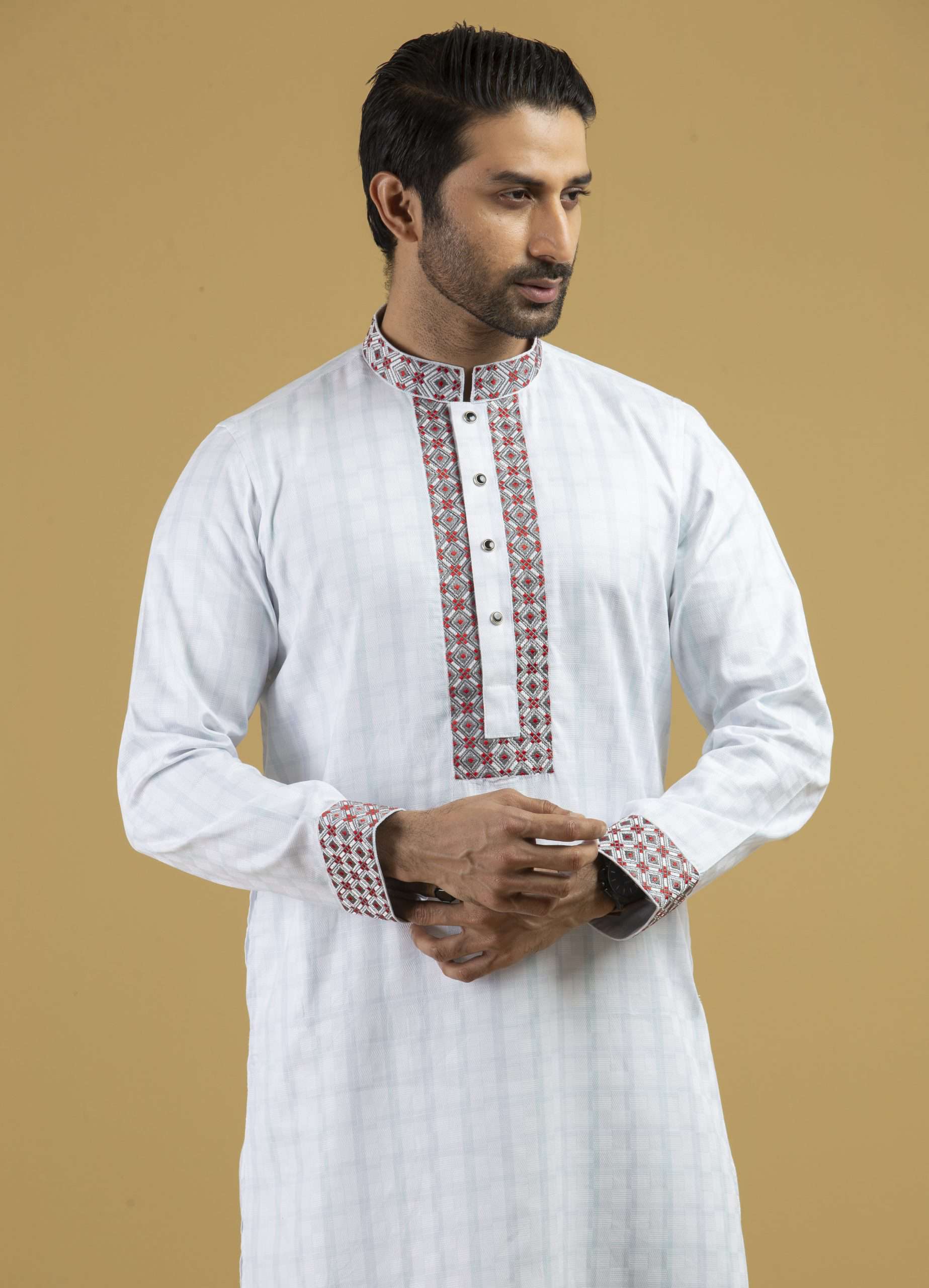 Autograph-Embroidery Luxury Panjabi (SG-134 A)