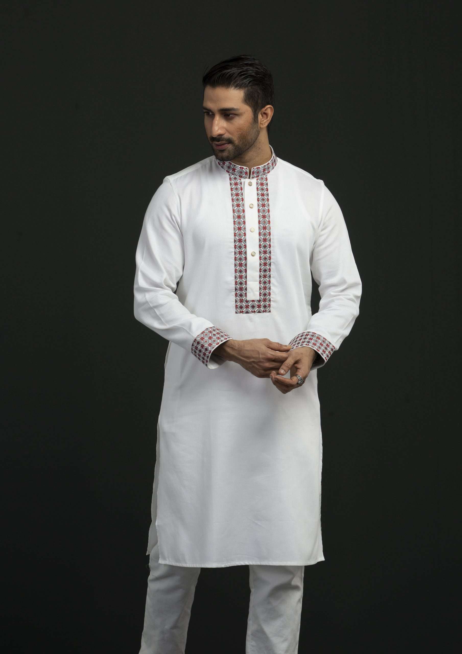 Autograph-Embroidery Luxury Panjabi (SG-118 A)