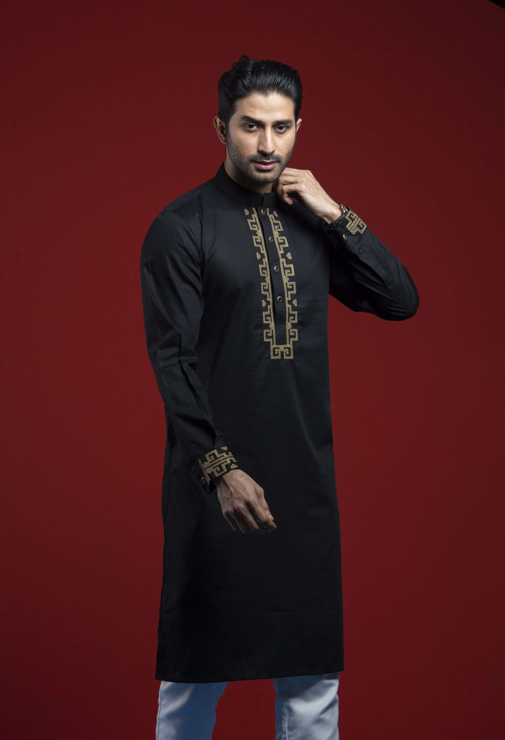 Signature Panjabi (FN-170)-(Slim Fit)