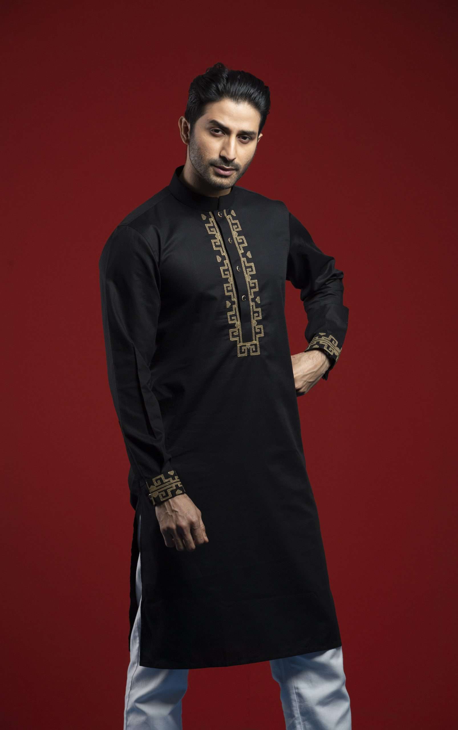 Signature Panjabi (FN-170)-(Slim Fit)