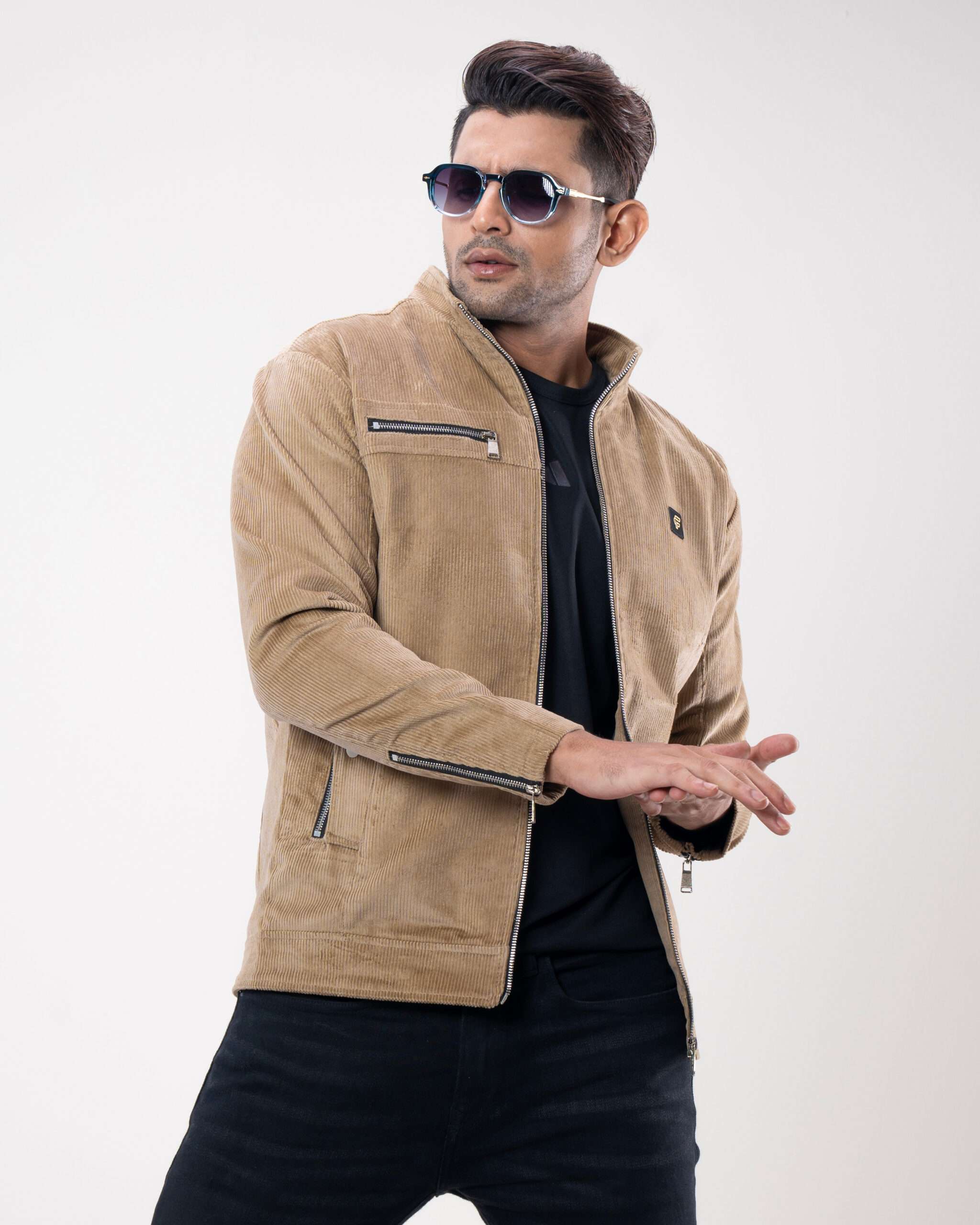 Cord Jacket-(JC-2501)