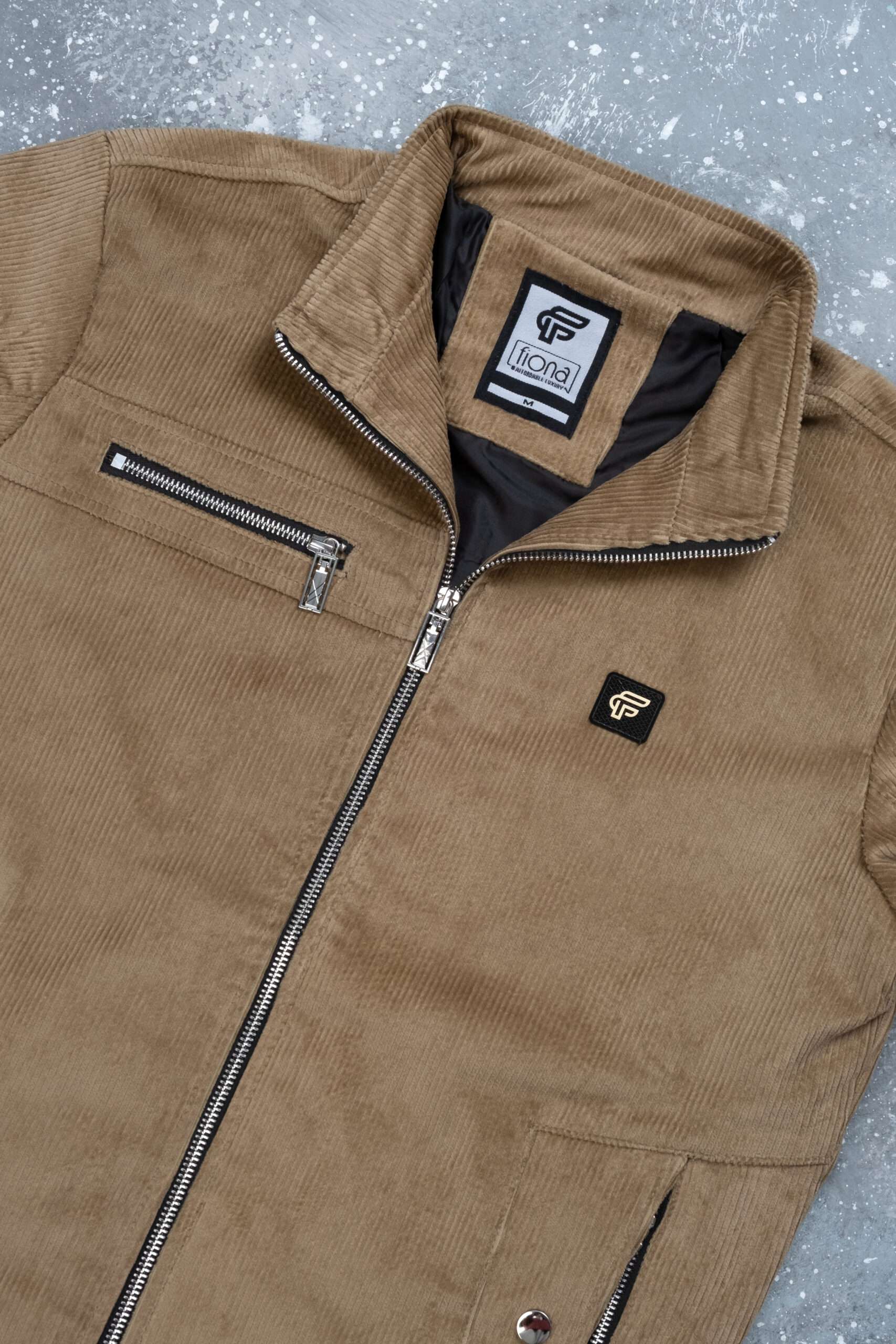 Cord Jacket-(JC-2501)