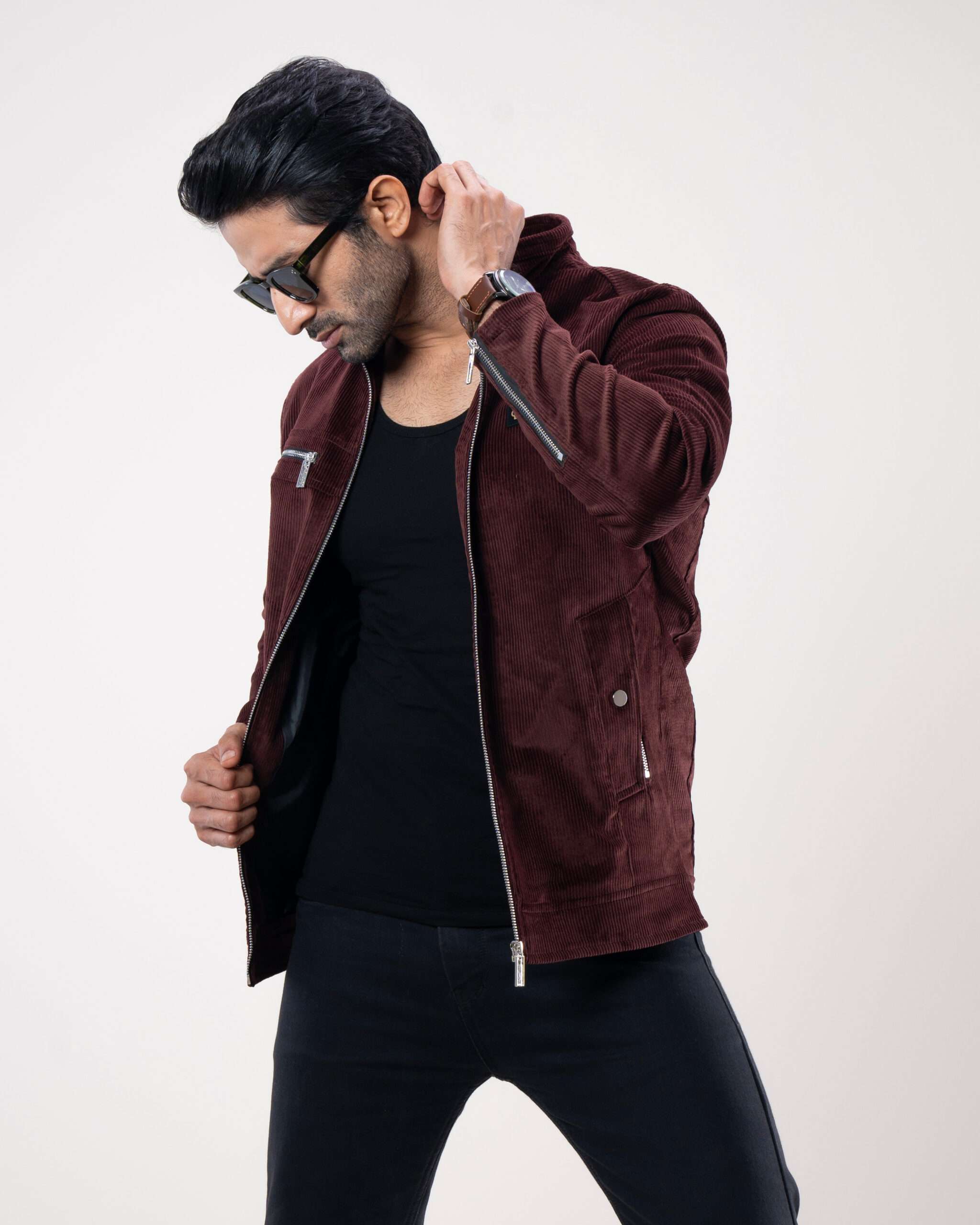 Cord Jacket-(JC-2506)