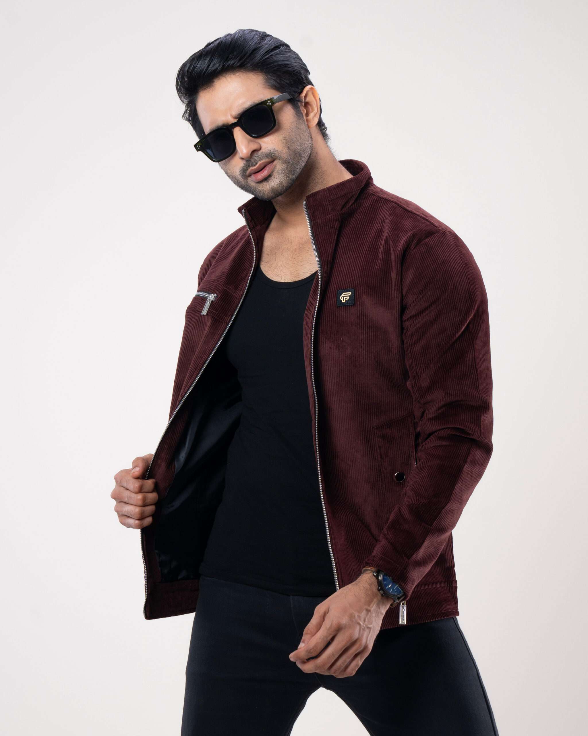 Cord Jacket-(JC-2506)