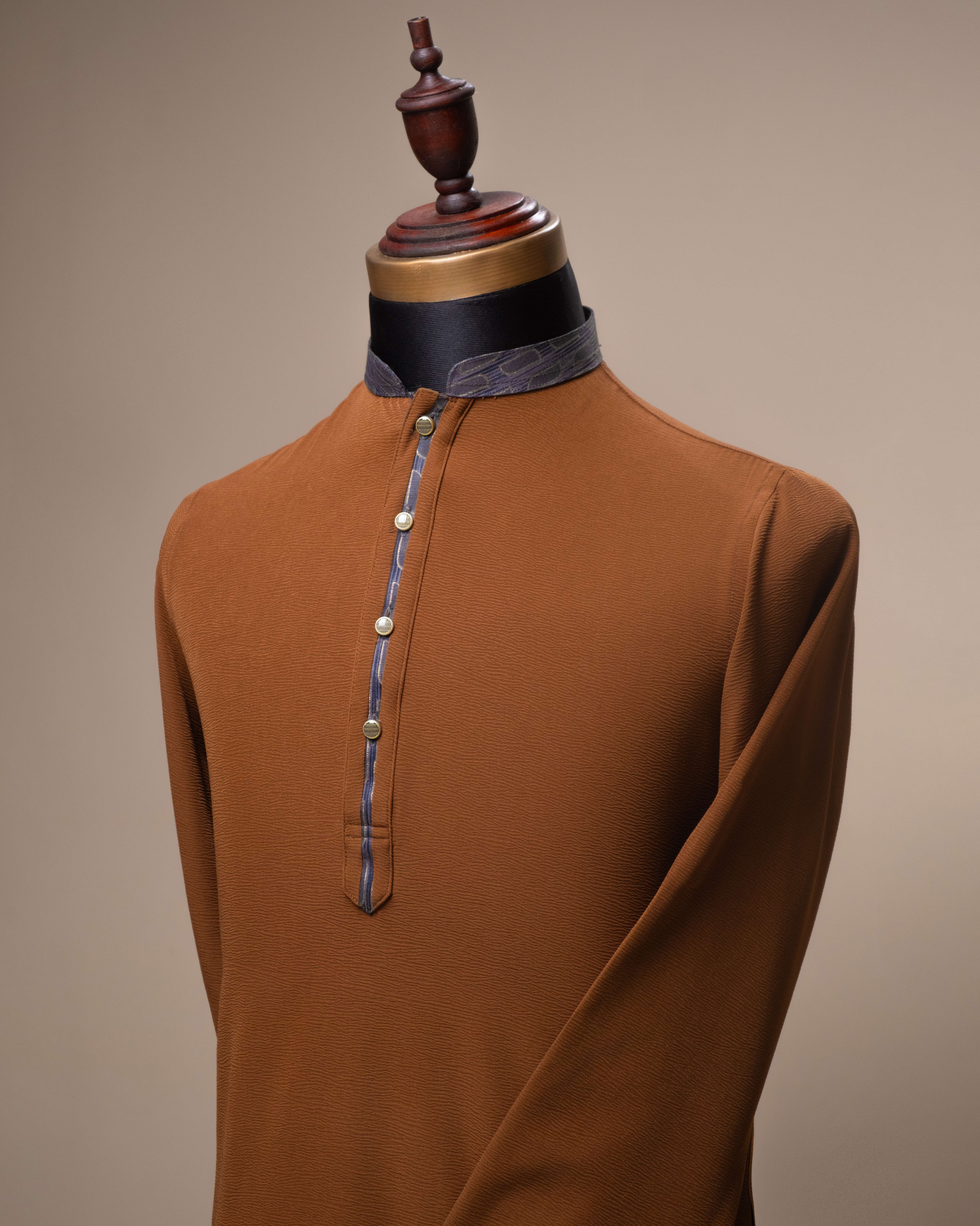 Premium Panjabi - Brown (FP-2611)