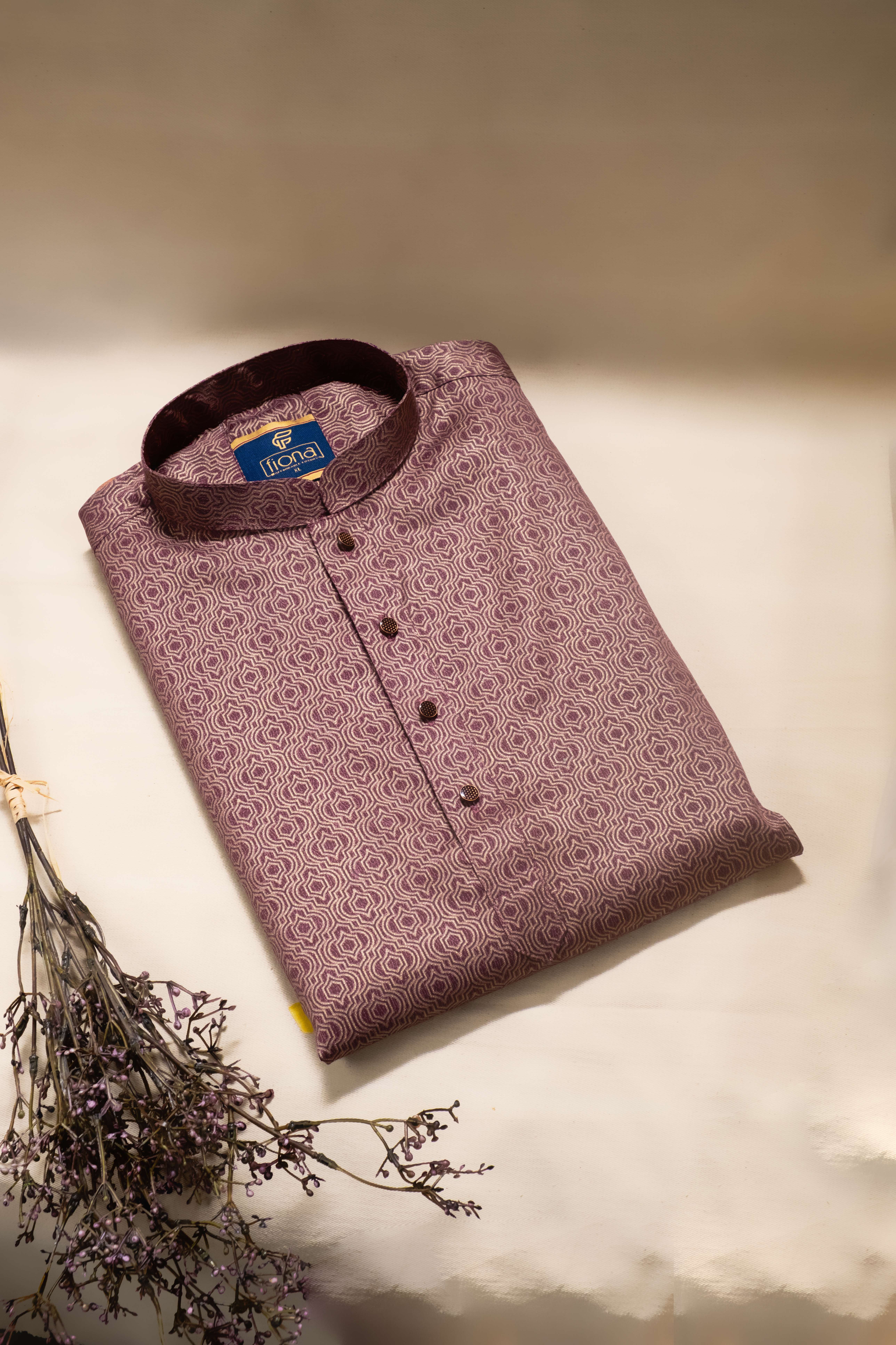 Elegant Panjabi- Maroon (FP-2603)