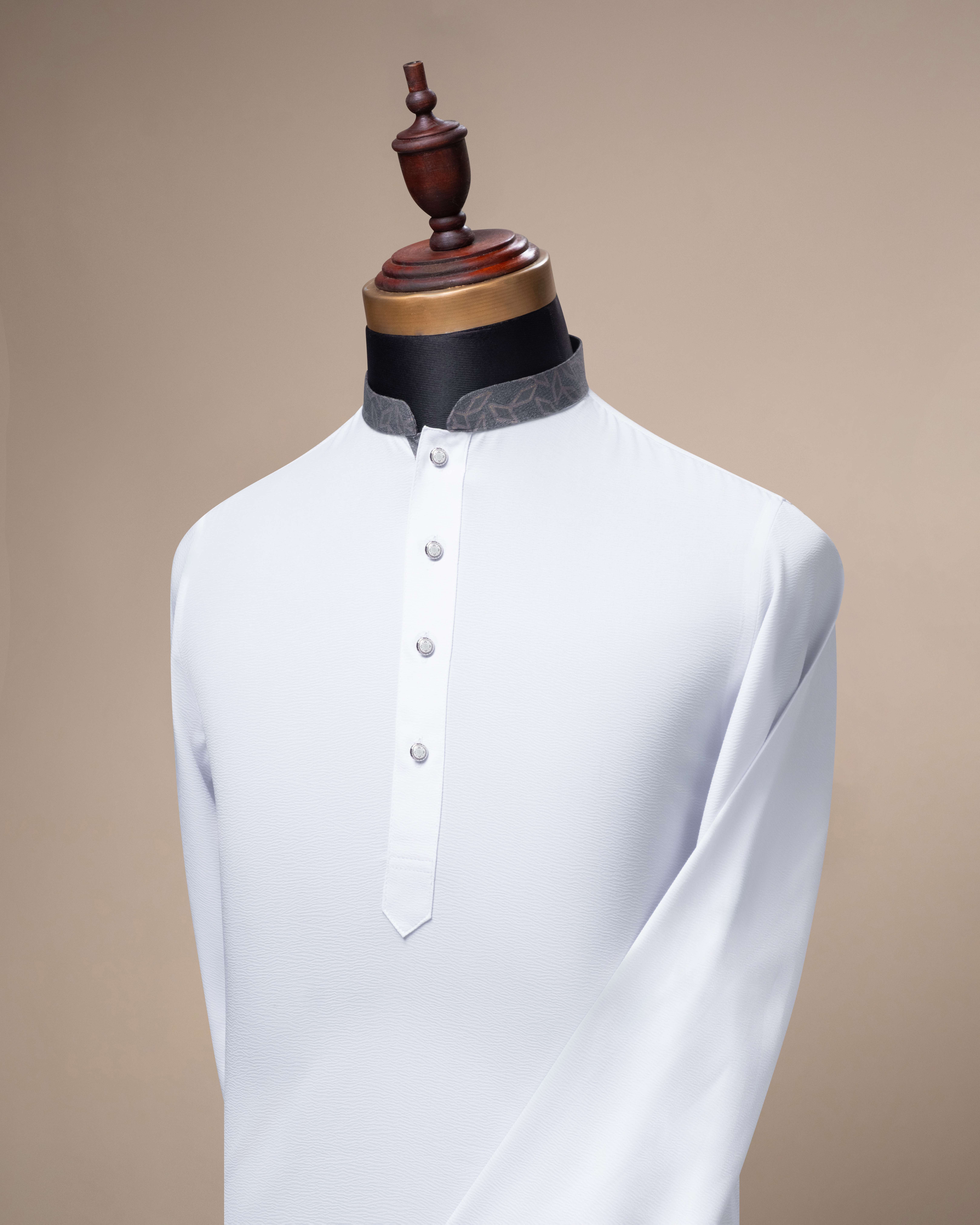Premium Panjabi - White (FP-2614)