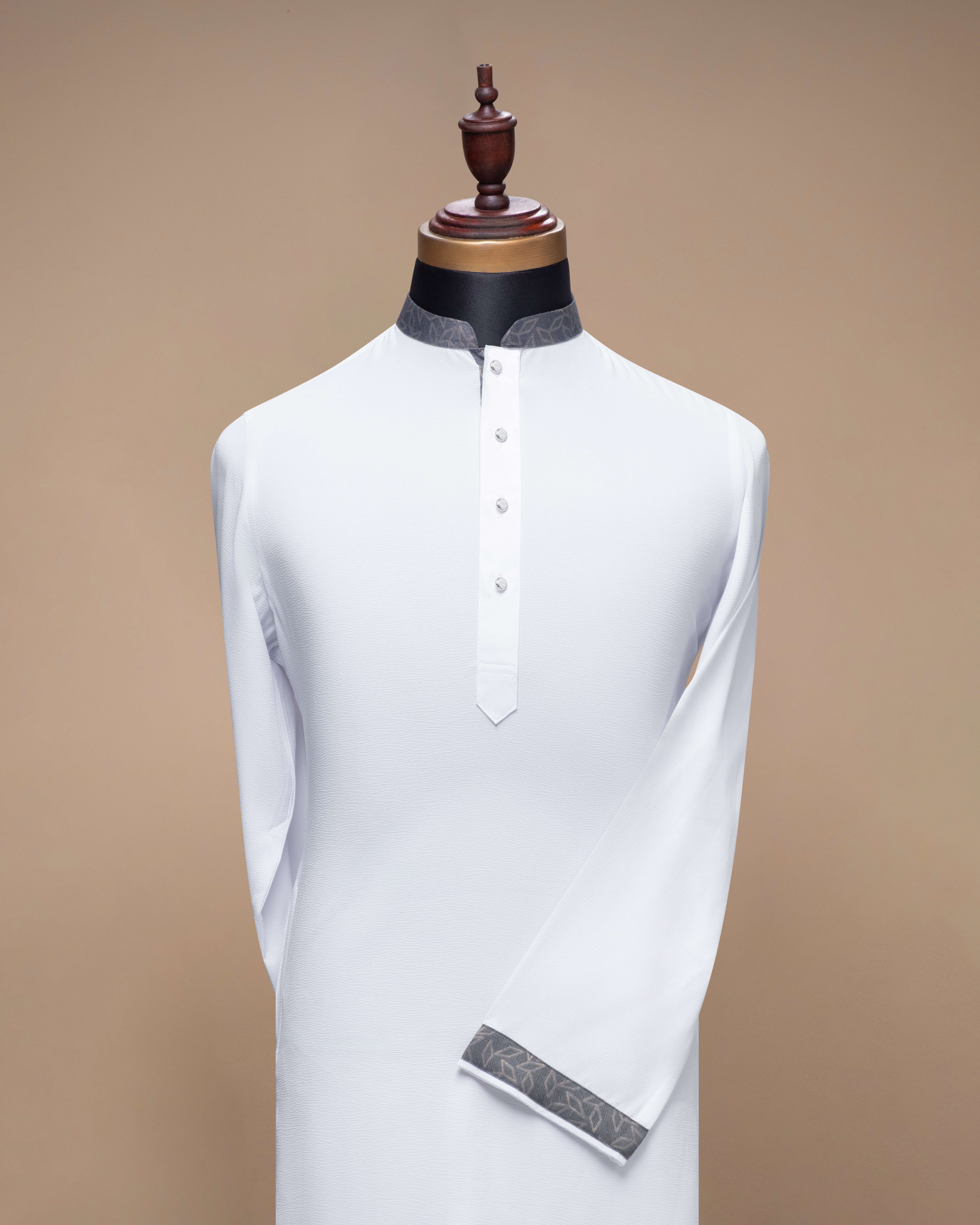 Premium Panjabi - White (FP-2614)