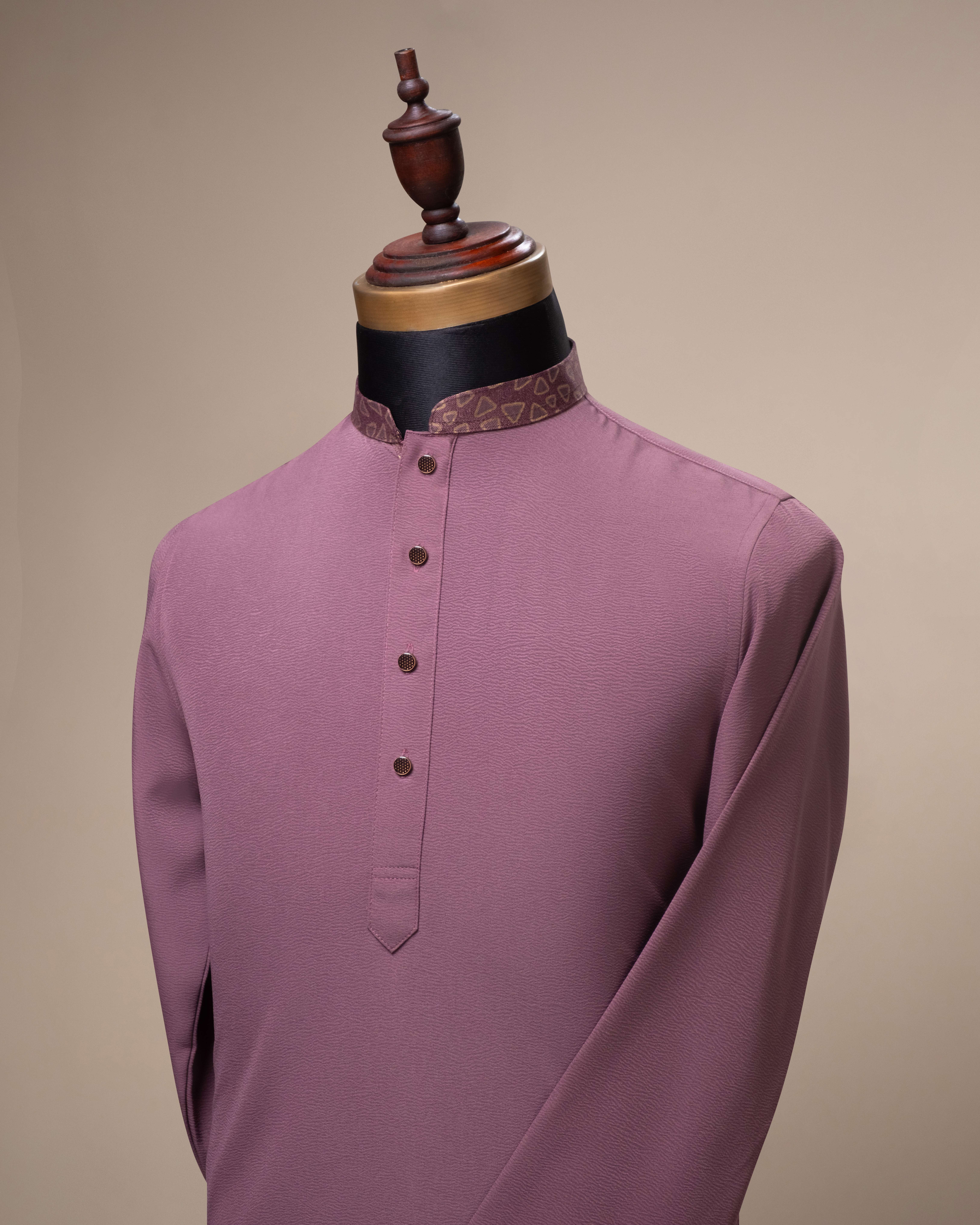 Premium Panjabi - Mauve Purple (FP-2609)