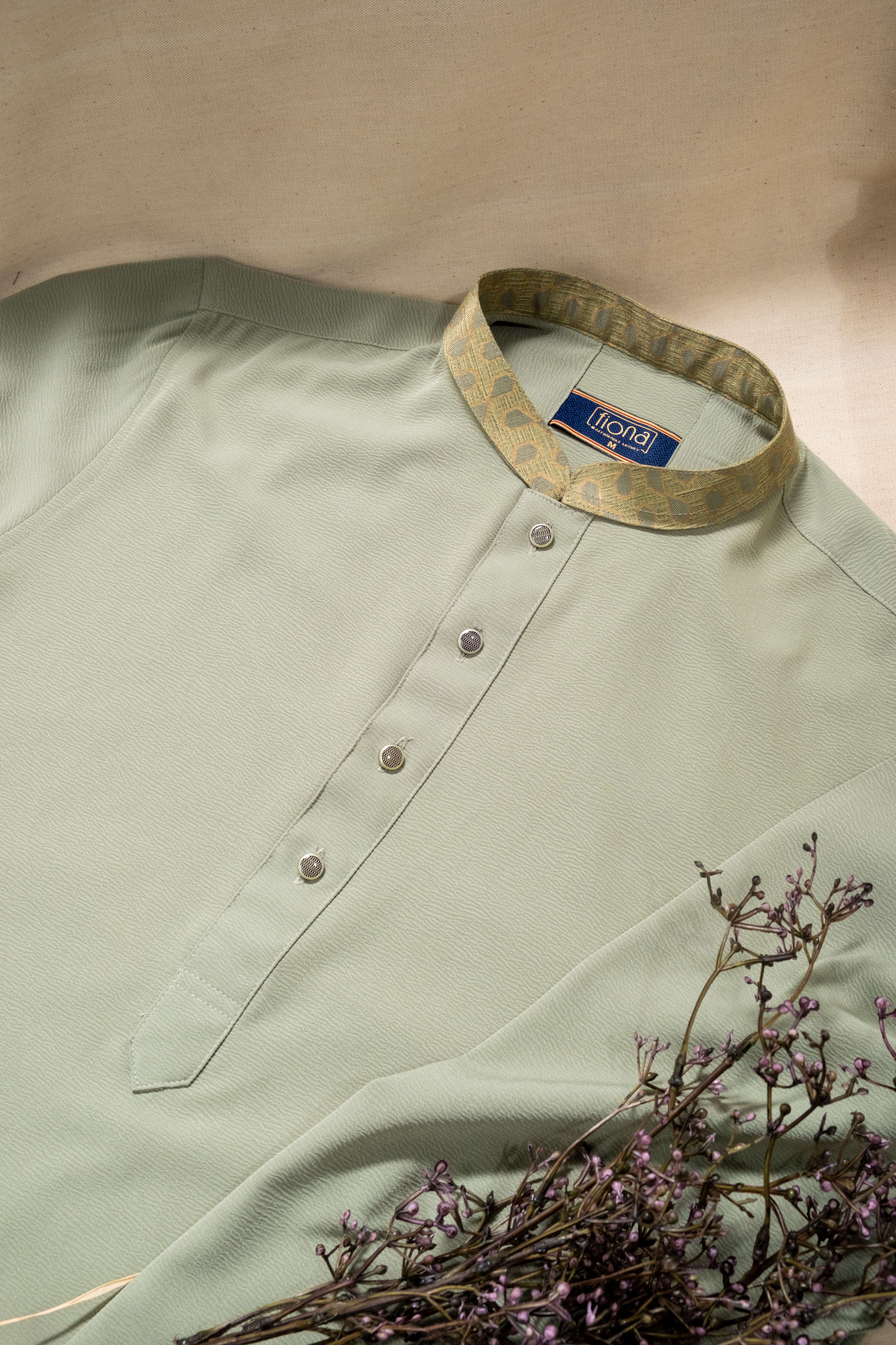 Premium Panjabi - Paste Green (FP-2608)