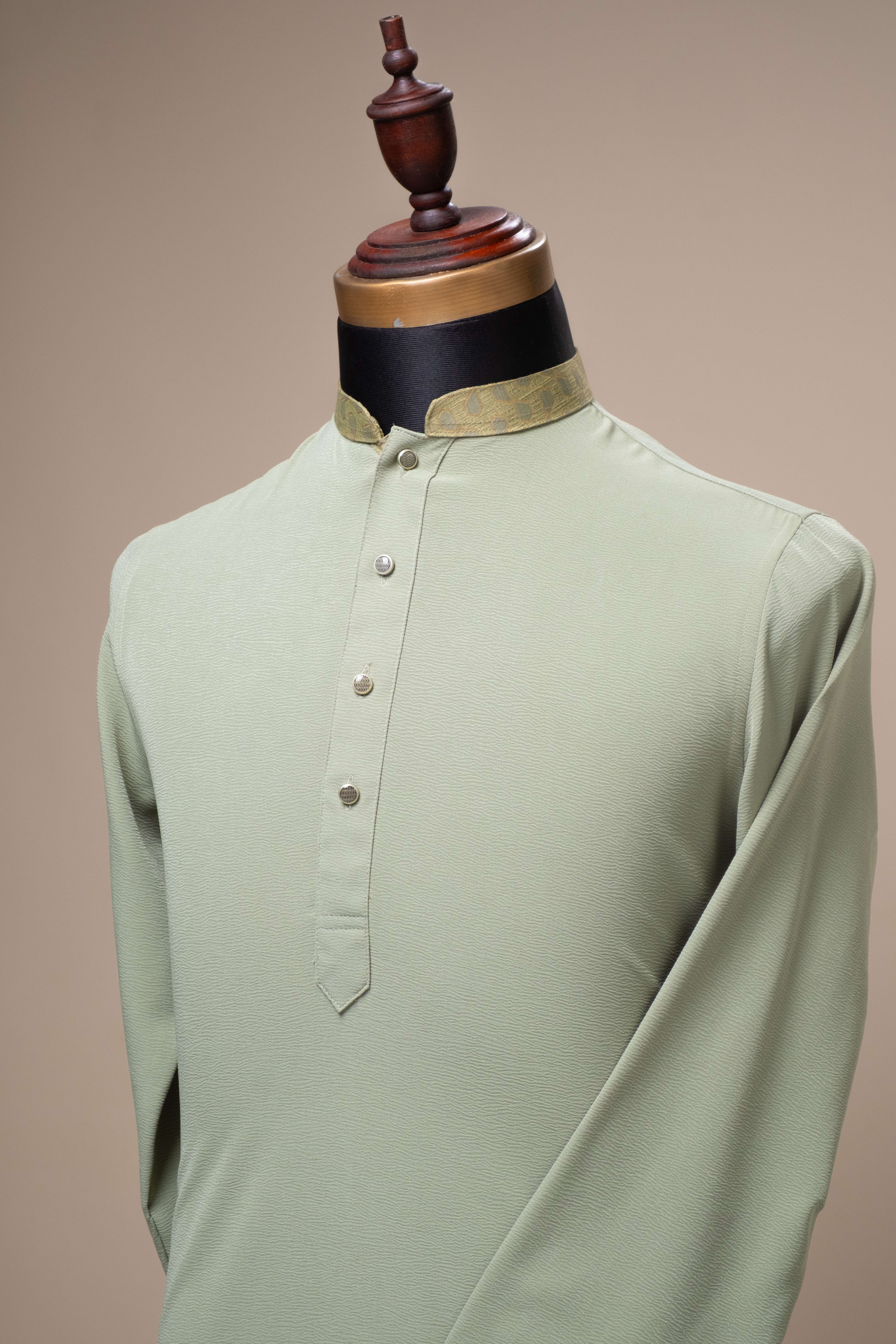 Premium Panjabi - Paste Green (FP-2608)