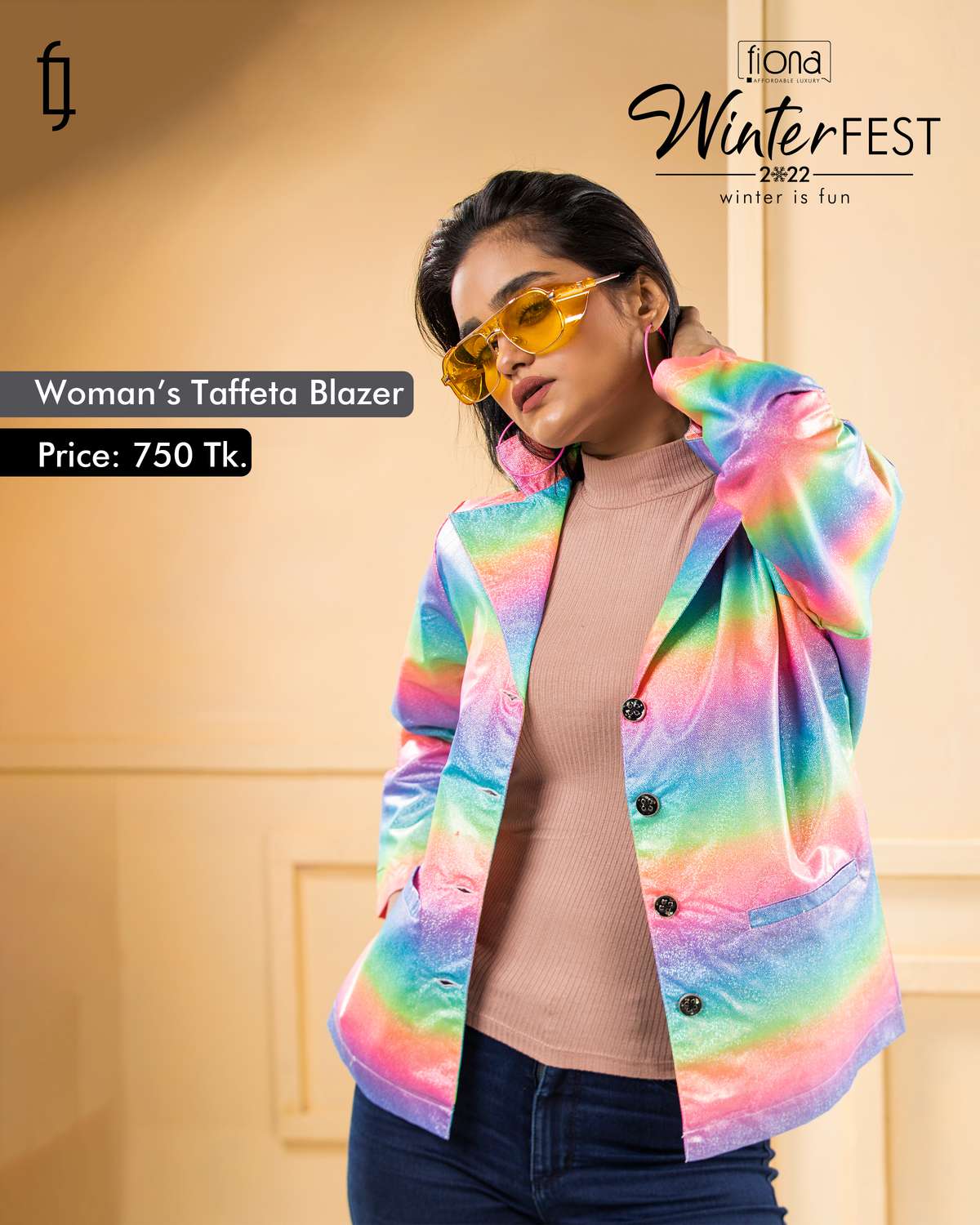 Woman’s Blazer – WL-01 (Rainbow)