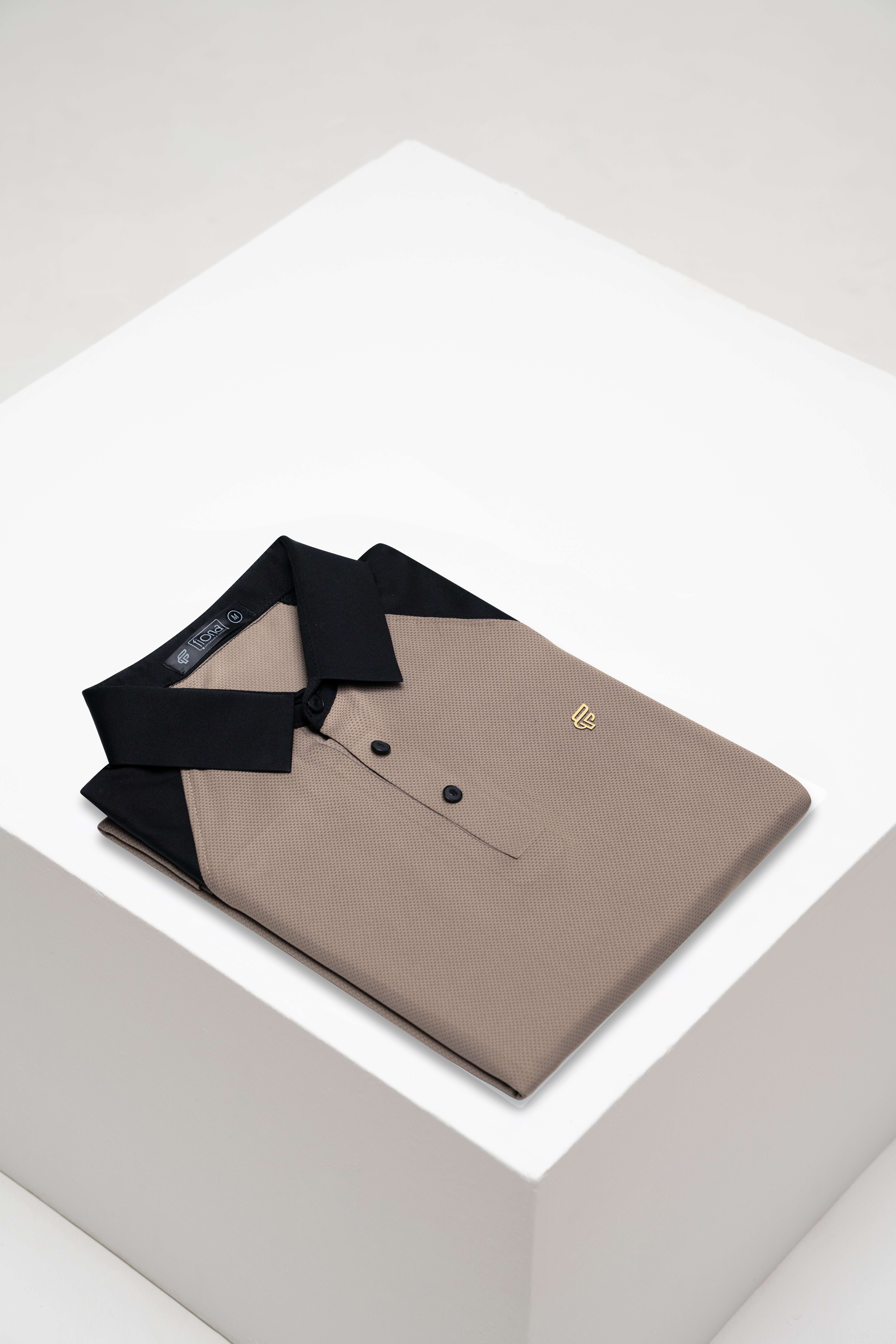 Textured Jacquard Men's Polo T-Shirt PL-2618