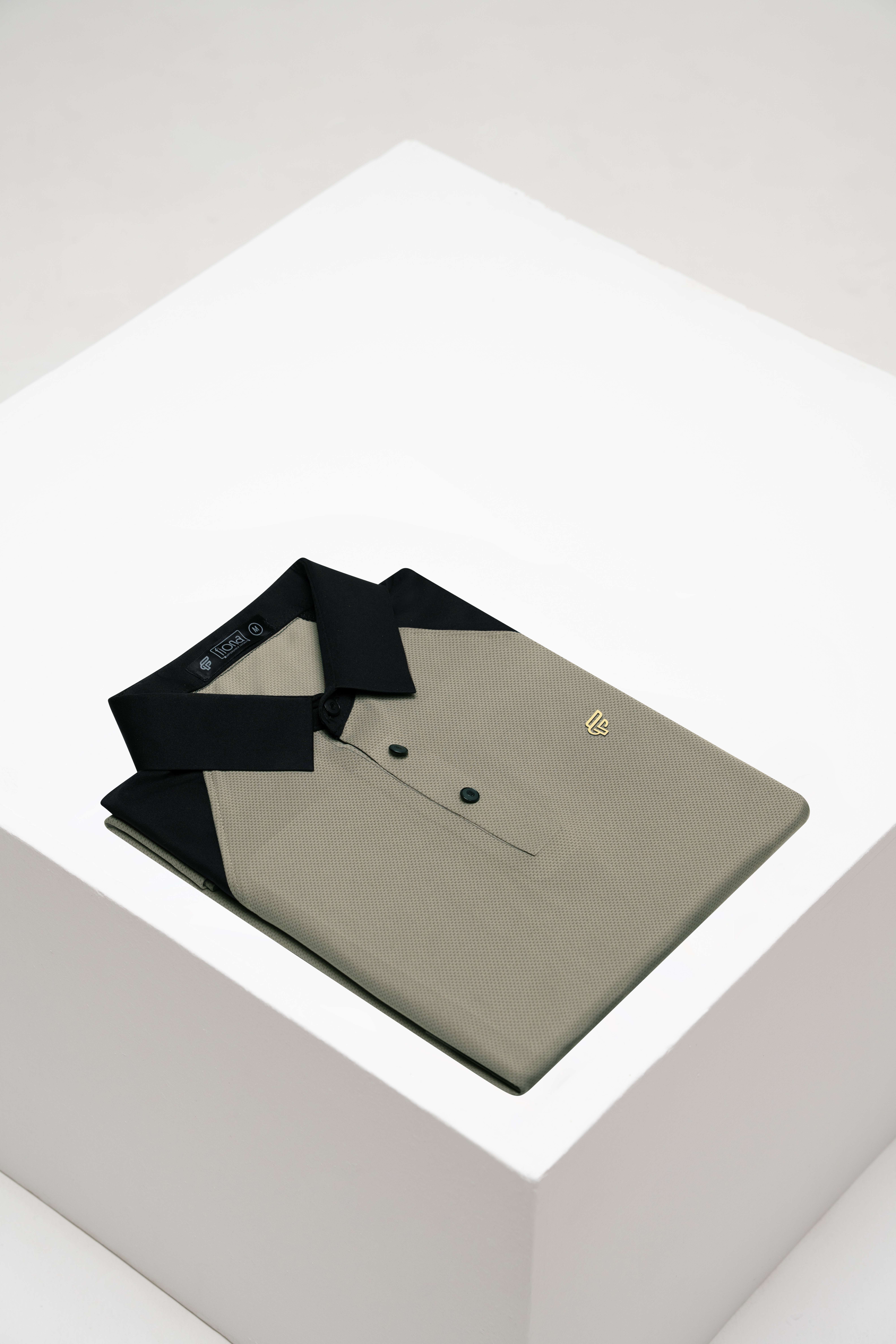 Textured Jacquard Men's Polo T-Shirt PL-2619