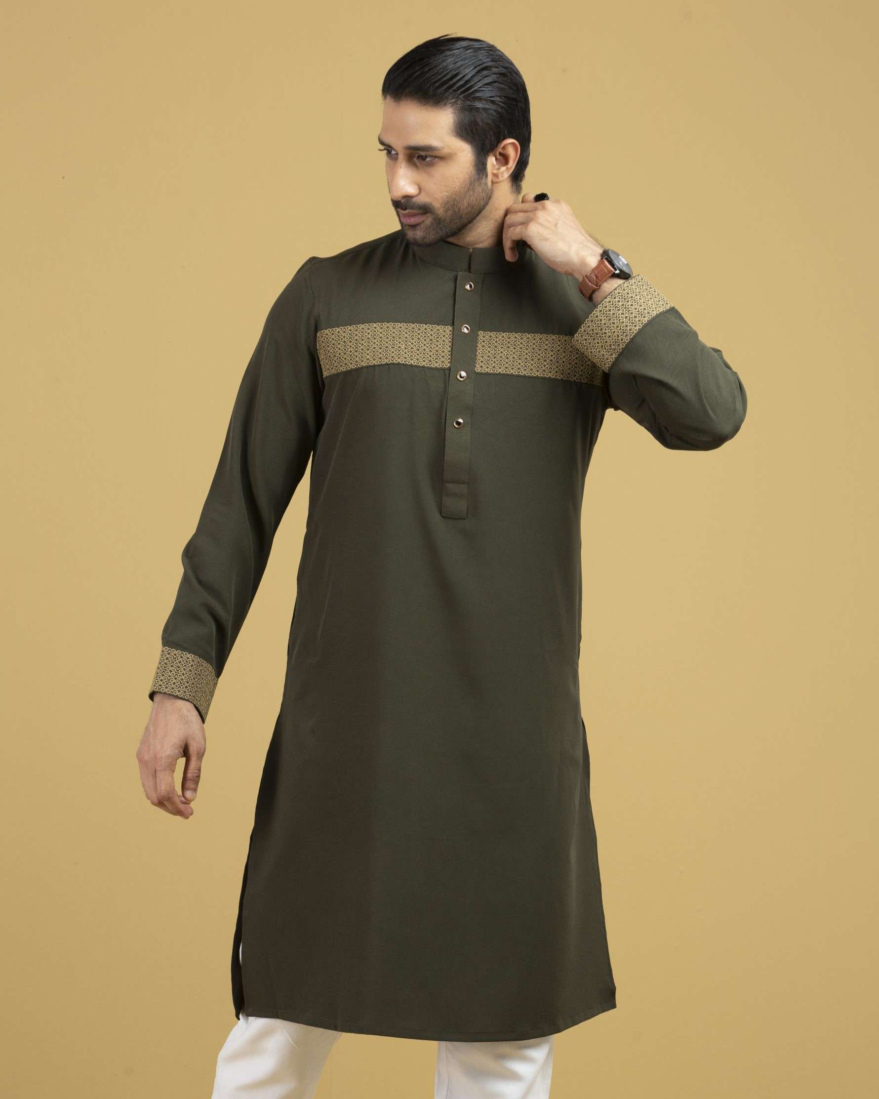 Embroidery Luxury Panjabi (SG-107 A)