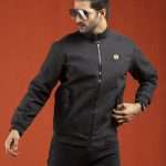 Twill Jacket (BN-A20)-Surma Black