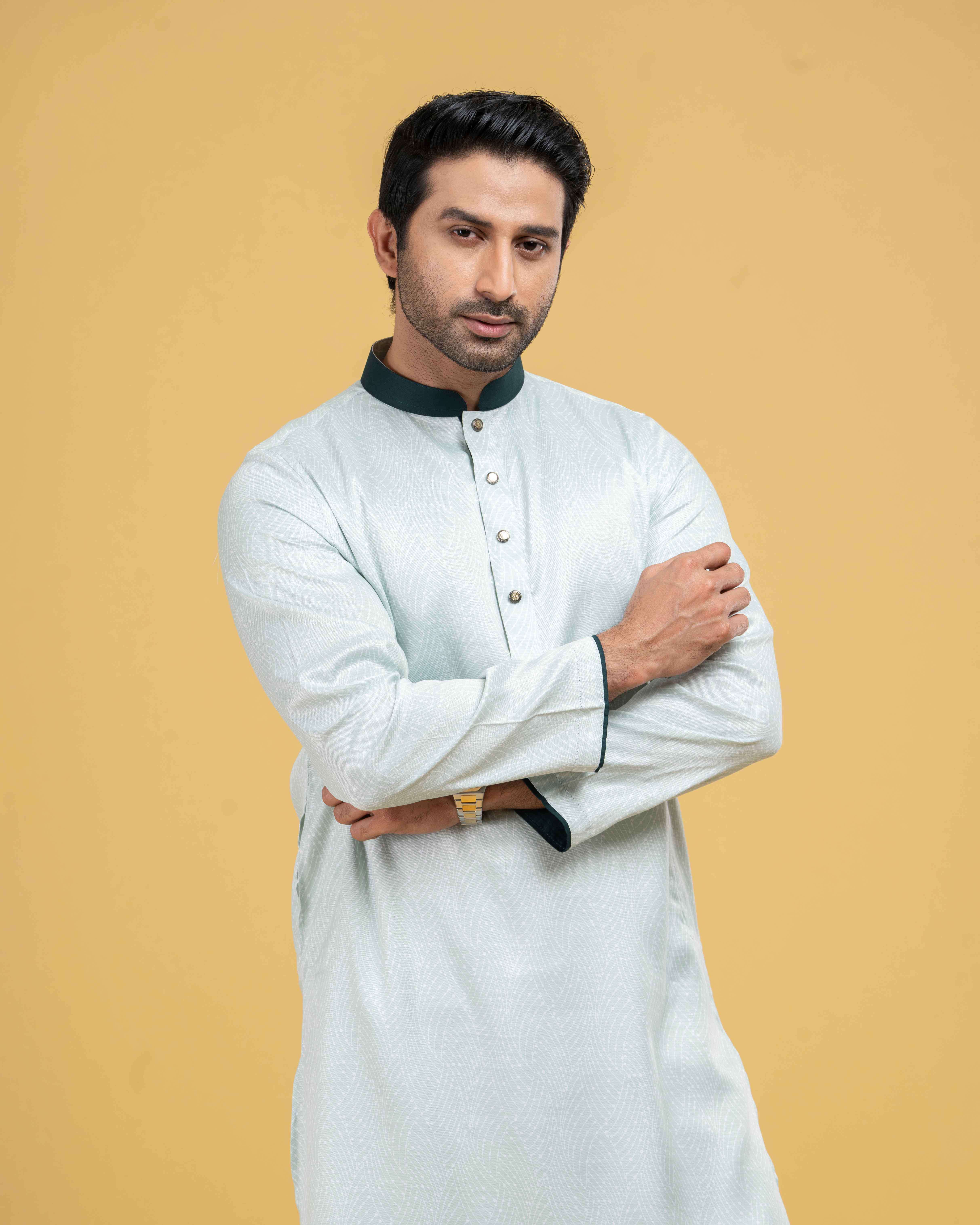 Printed Classic Panjabi (FP-2560 A)