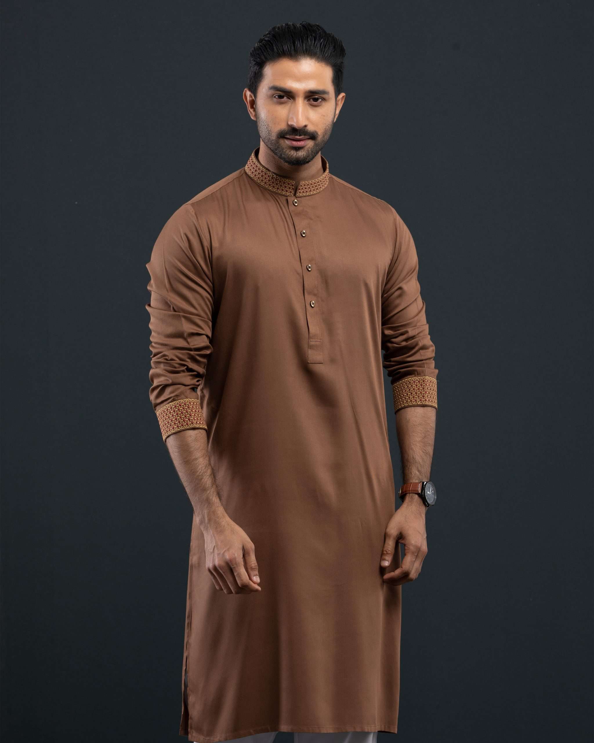 Autograph-Embroidery Luxury Panjabi (PN-095)