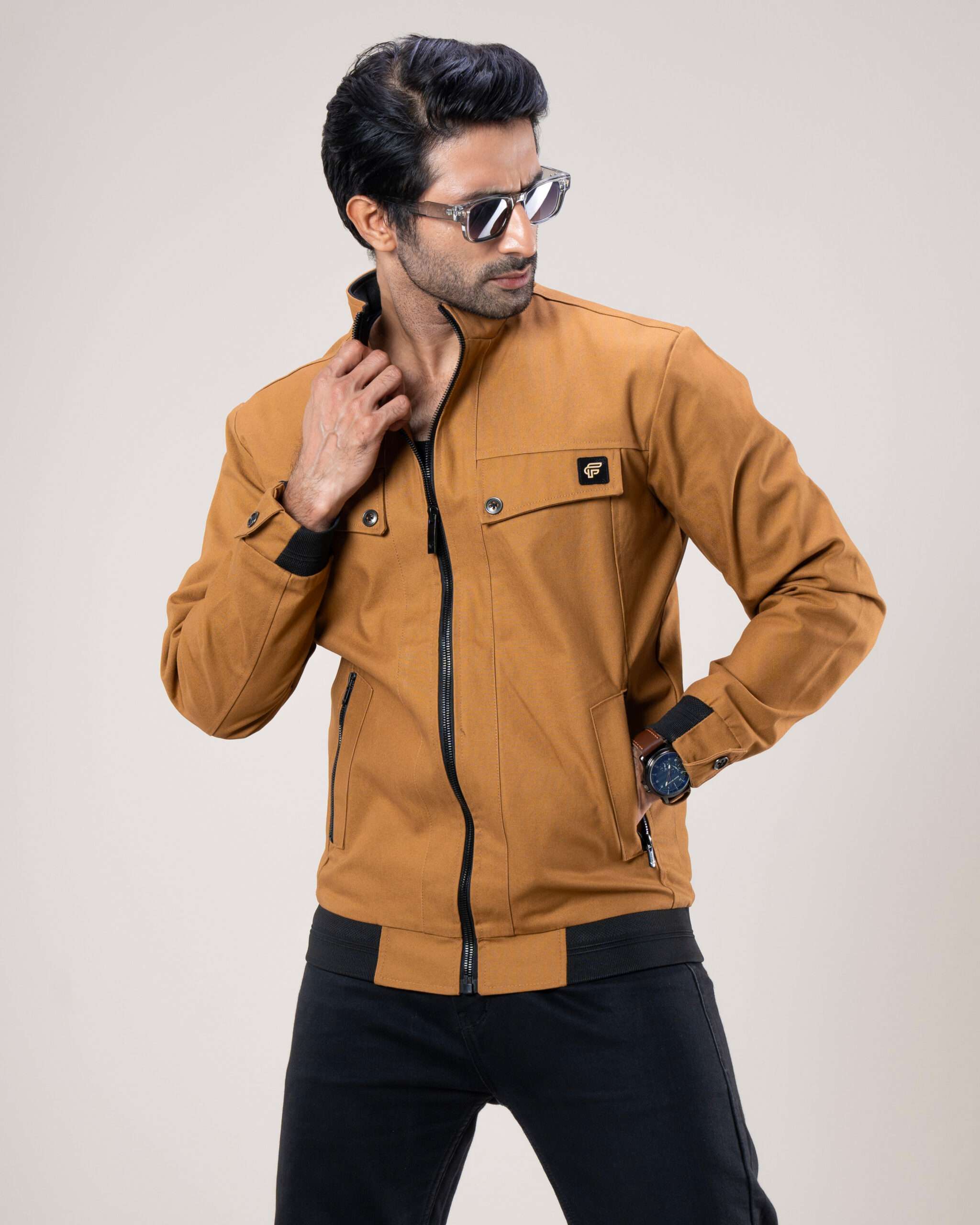 Twill Zipper Jacket (JT-2509)